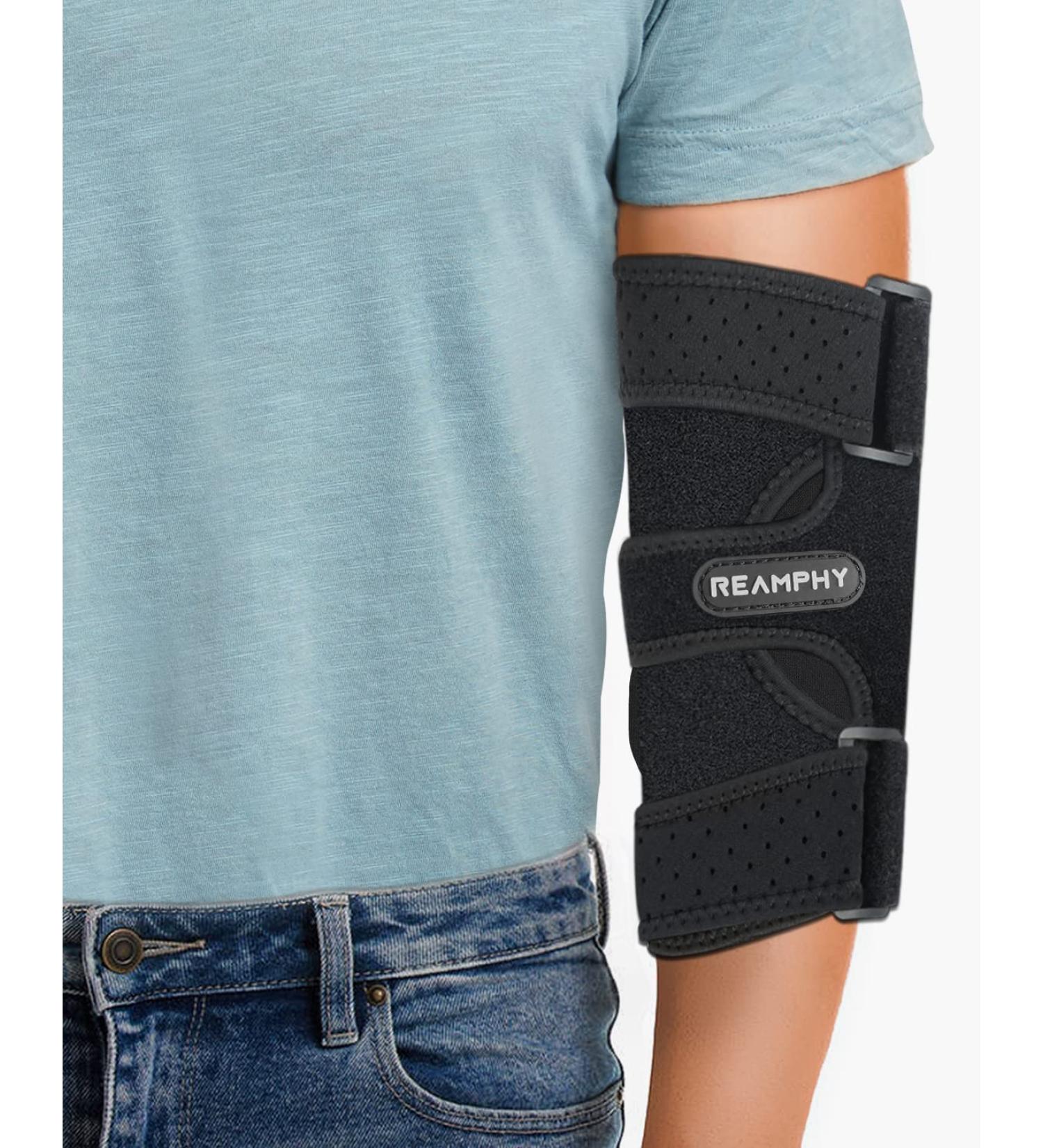 Night Elbow Brace with Metal Splints for Cubital Tunnel Syndrome and Tennis Elbow - Adjustable Support for Men and Women - Buy Online on GoSupps.com