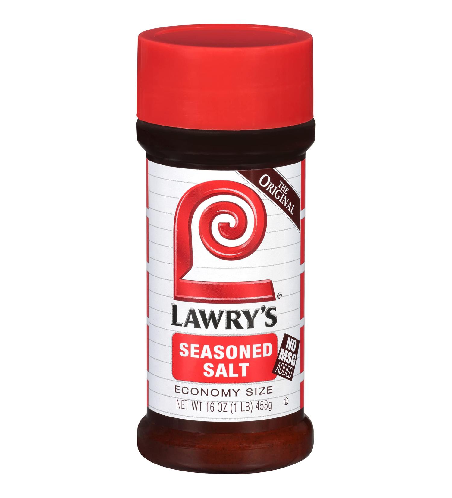 Lawry's Seasoned Salt 16 oz - Flavorful Seasoning Blend for Cooking - 1 Pack - Buy Online on GoSupps.com