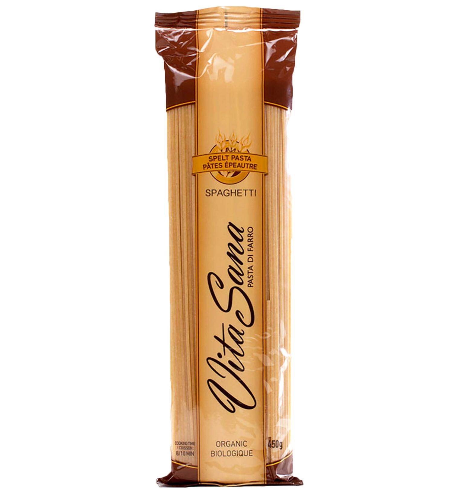Vita Sana Organic Spelt Spaghetti 450g - Buy Online on GoSupps.com