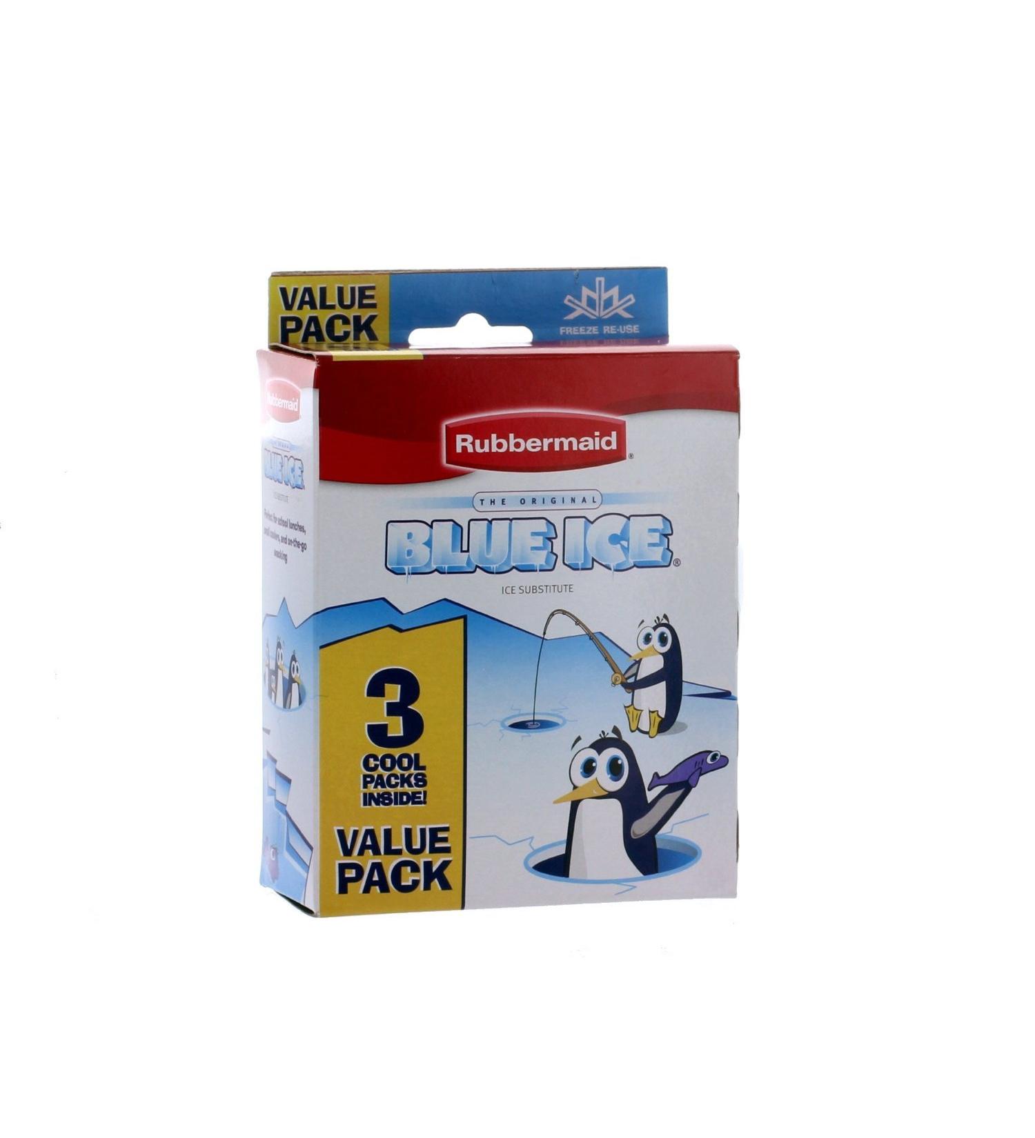 Rubbermaid Mini Blue Ice 3 Pack - Stay Cool Anywhere - Buy Online on GoSupps.com