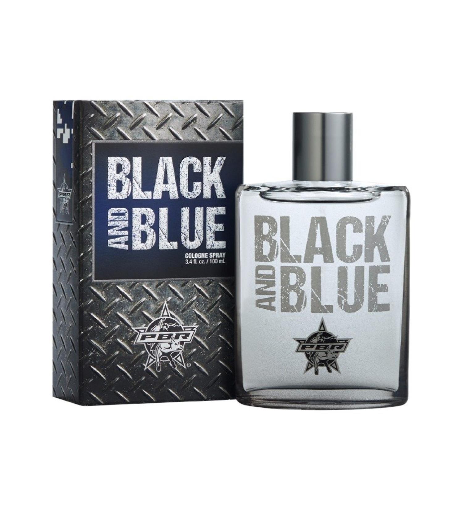 PBR Black and Blue Men's Cologne by Tru Western - Offical Fragrance Partner of the PBR - Crisp, Fresh, and Masculine Scent - 3.4 fl oz | 100 ml