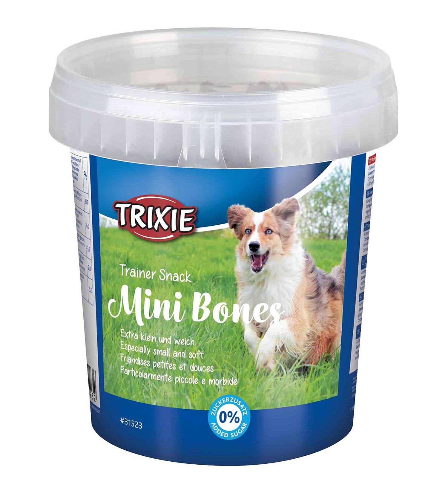 Trixie Coach Snack Mini Bones 500g - Delicious Dog Treats for Training | International Shipping Available - Buy Online on GoSupps.com