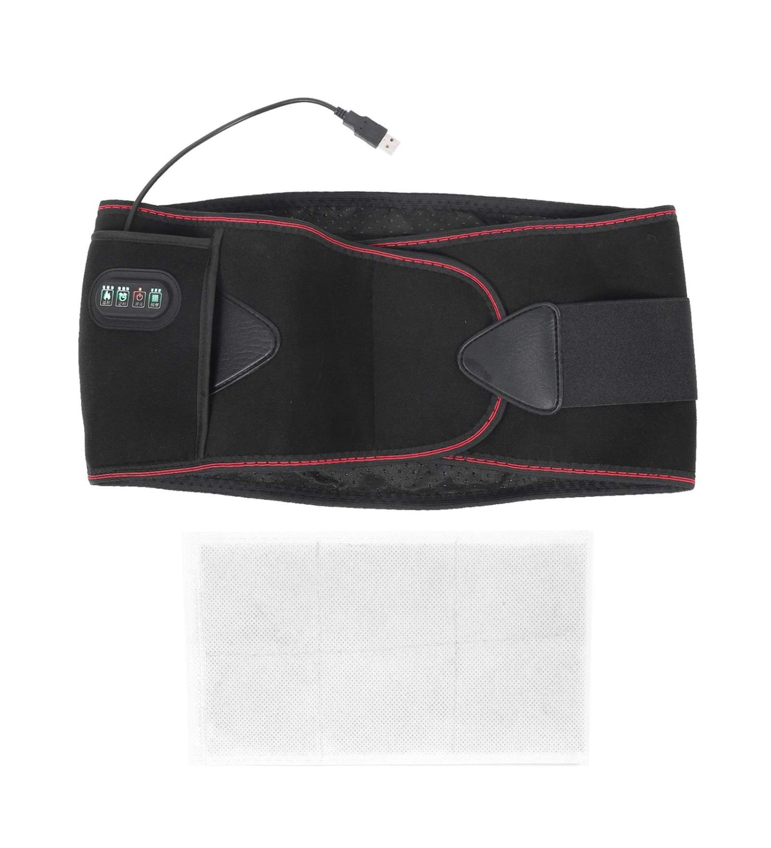 Electric Heating Belts - 7 Heat Levels Vibrating Hot Compress & Waist Protection for Back Pain Relief - Buy Online on GoSupps.com
