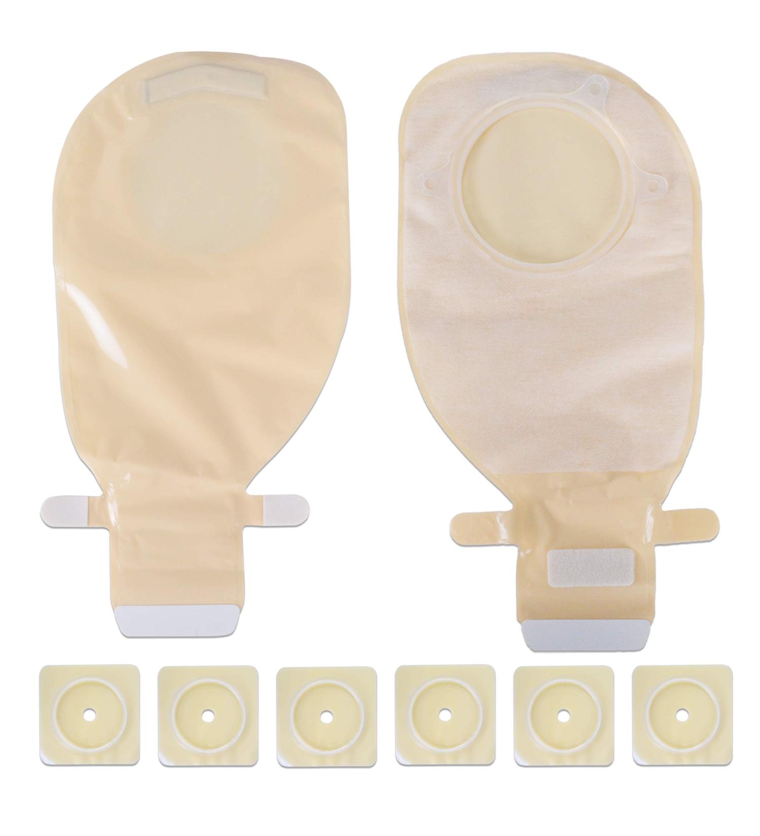 Carbou 21PCS Ostomy Supplies Colostomy Bags Two Piece Drainable Pouches with Closure - Ileostomy Stoma Care Set | Cut-to-Fit Barrier | 23 Piece Kit - Buy Online on GoSupps.com