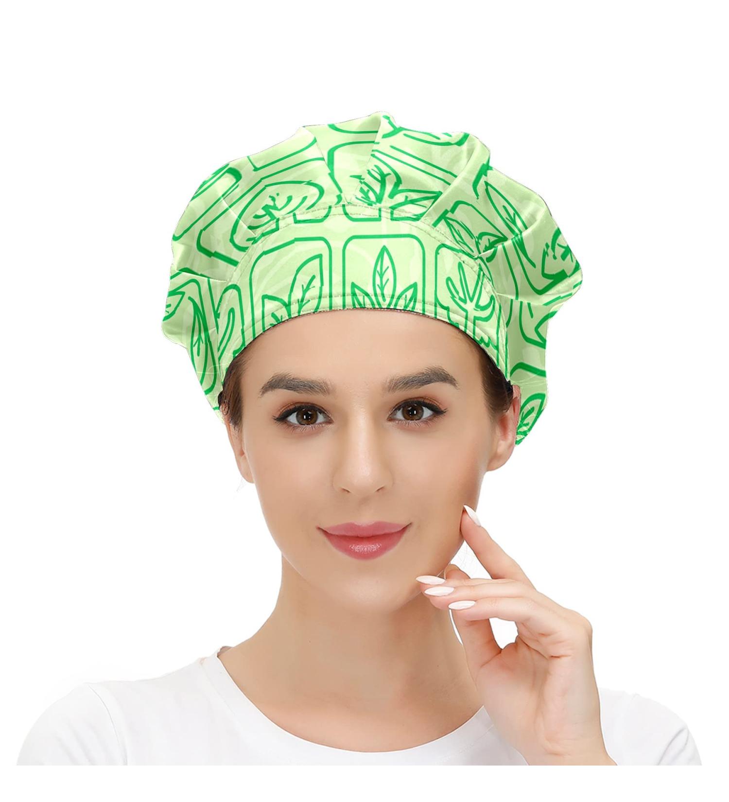 Adjustable Working Caps for Women and Men - One Size Fits All | Sweatband Bouffant Hat with Tie Back Cover - 21 Ecology Signs - Buy Online on GoSupps.com