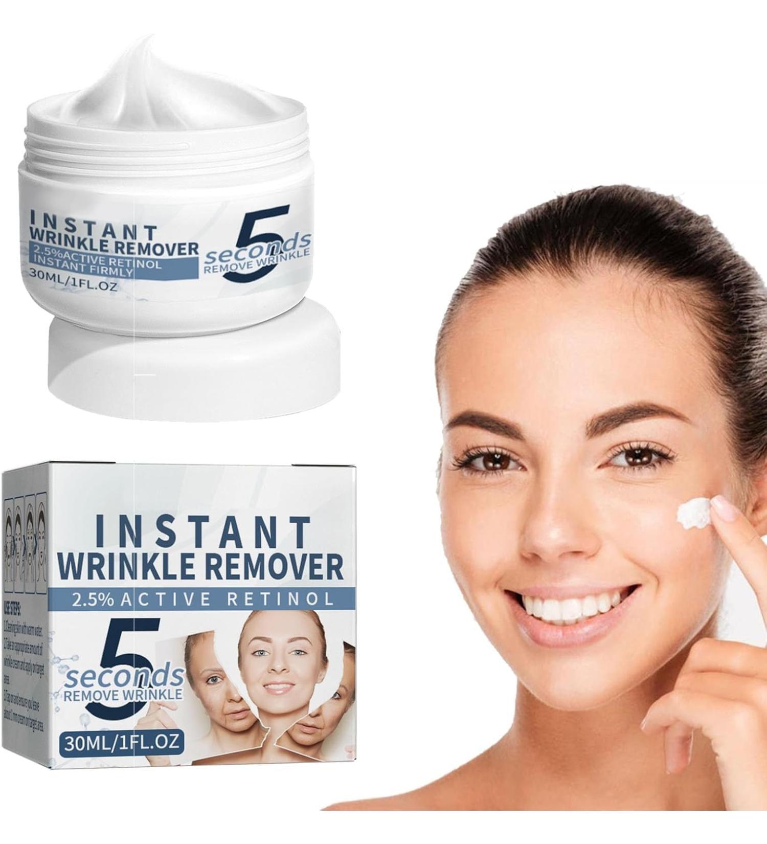  Rakiuty Instant Wrinkle Removal Cream with Retinol Lifting and Firming Cream Anti-Aging Moisturizing & Firming Reduces Wrinkles 30 ml - Buy Online on GoSupps.com