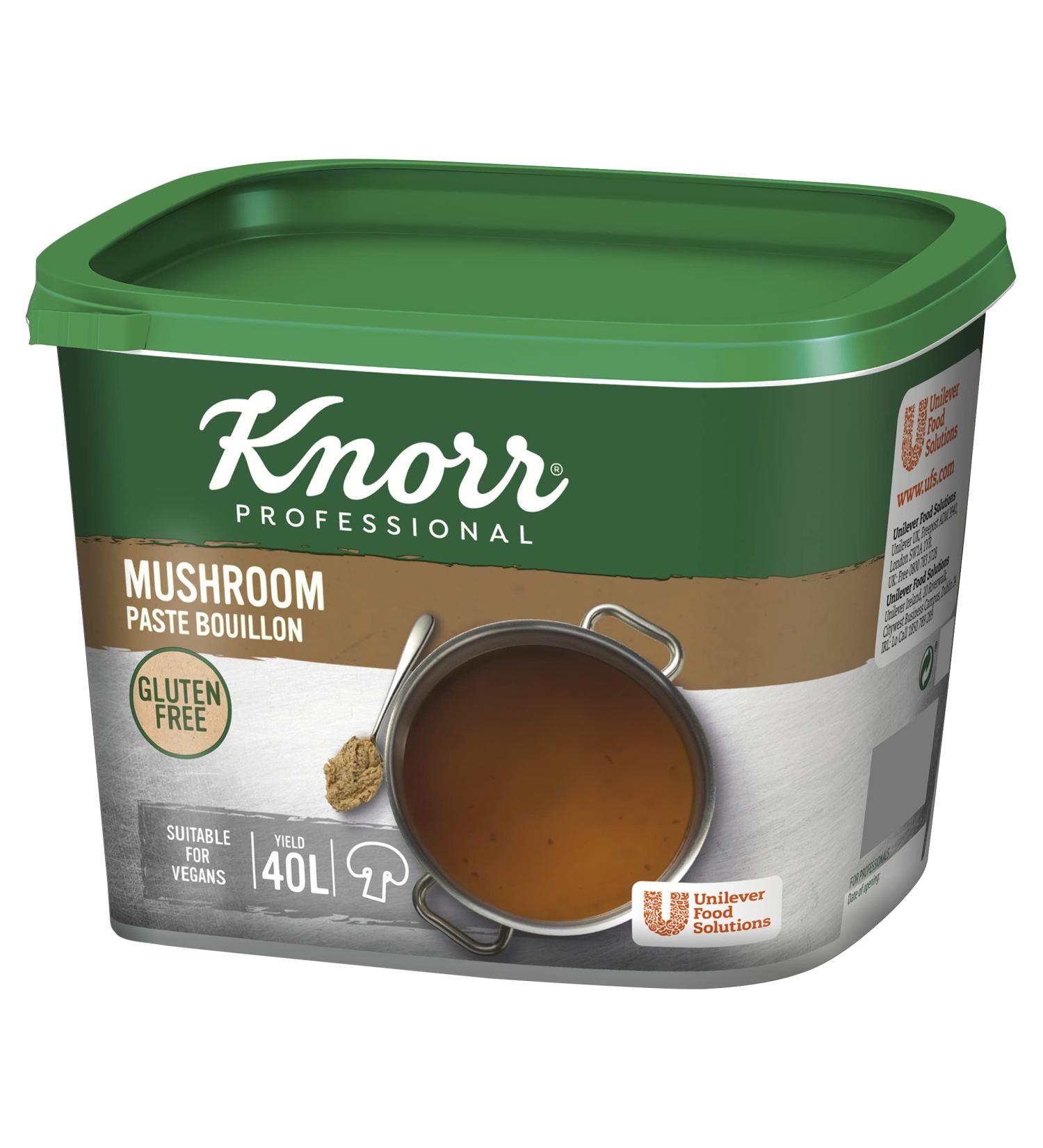Knorr Gluten Free Mushroom Paste Bouillon 1kg - Pack of 1 - Buy Online on GoSupps.com