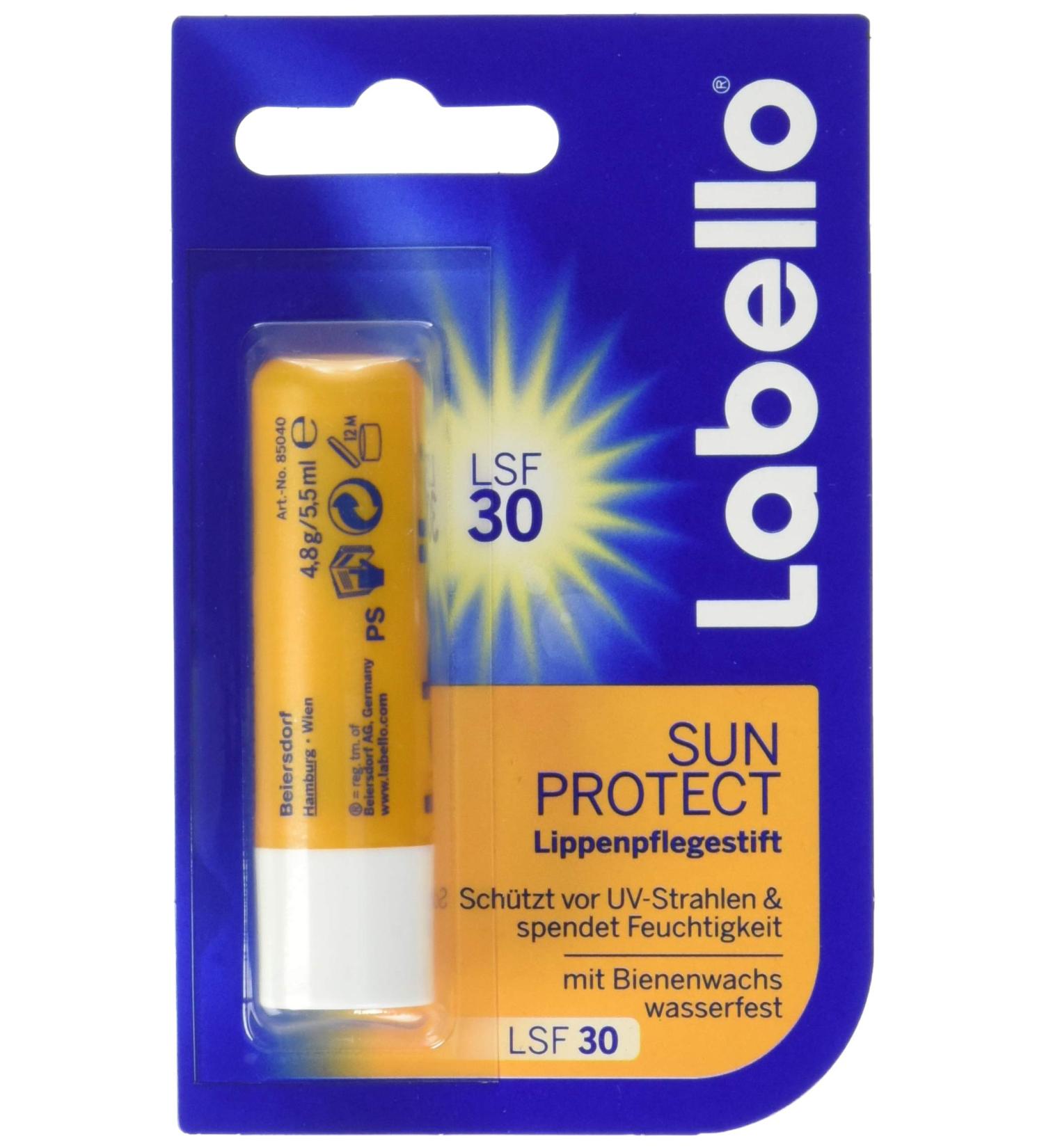 Labello Sun Protect SPF 30 Lip Balm - 4.8g | Hydrating Sun Protection for Lips | International Shipping Available - Buy Online on GoSupps.com