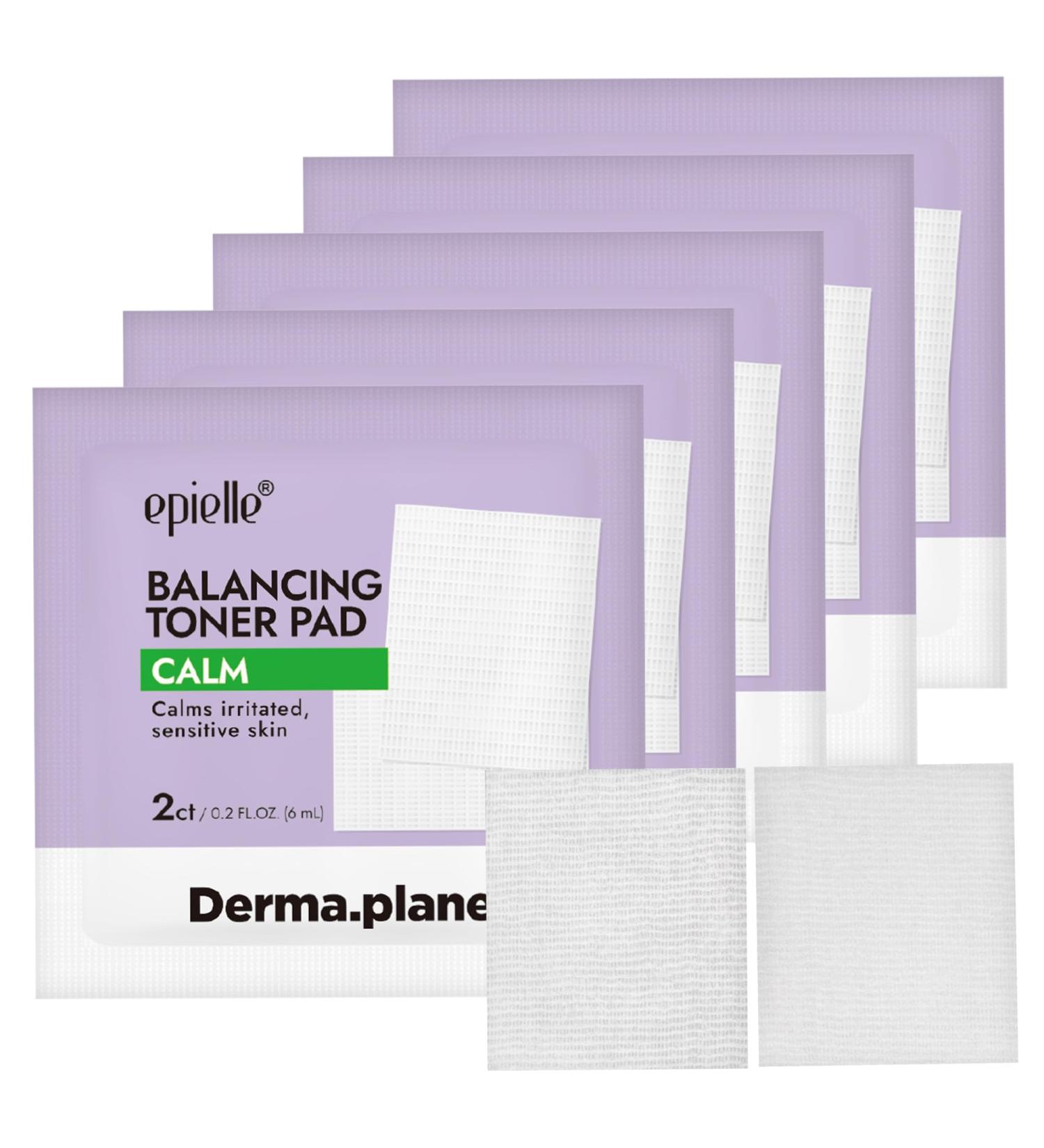 Epielle Balancing Toner Pads 5 Packs Individually Wrapped, Calming & Hydrating Irritated, Sensitive Skin with CICA & Salicylic Acid, Cotton Gauze & Glutathione Jelly, Korean Skin Care (5 Toner Pads) - Buy Online on GoSupps.com