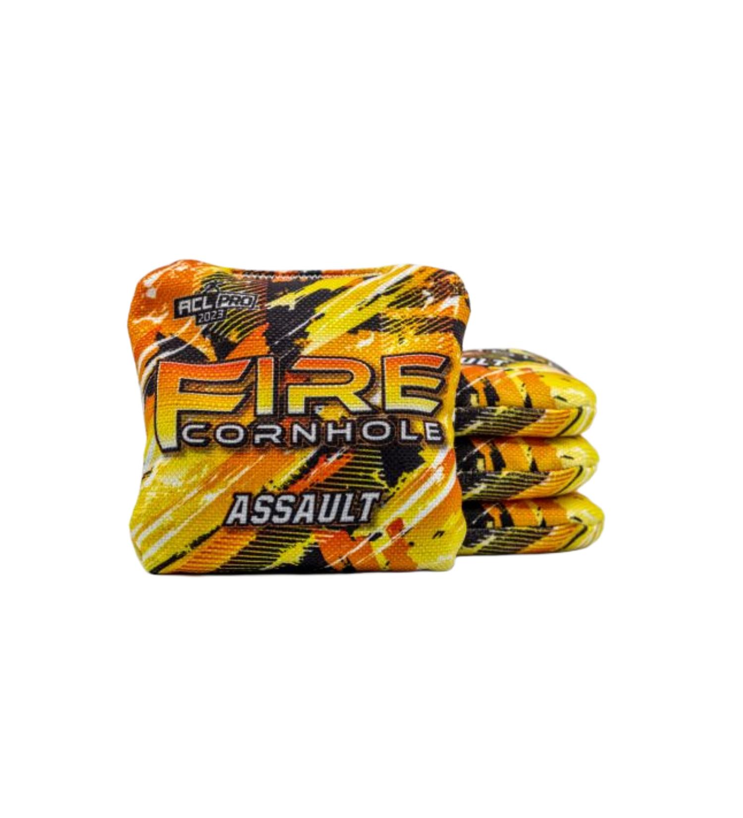 FIRE CORNHOLE Assault 16oz Cornhole Bags - ACL Pro Approved - Set of 4 | Professional Quality Sunburst - Buy Online on GoSupps.com