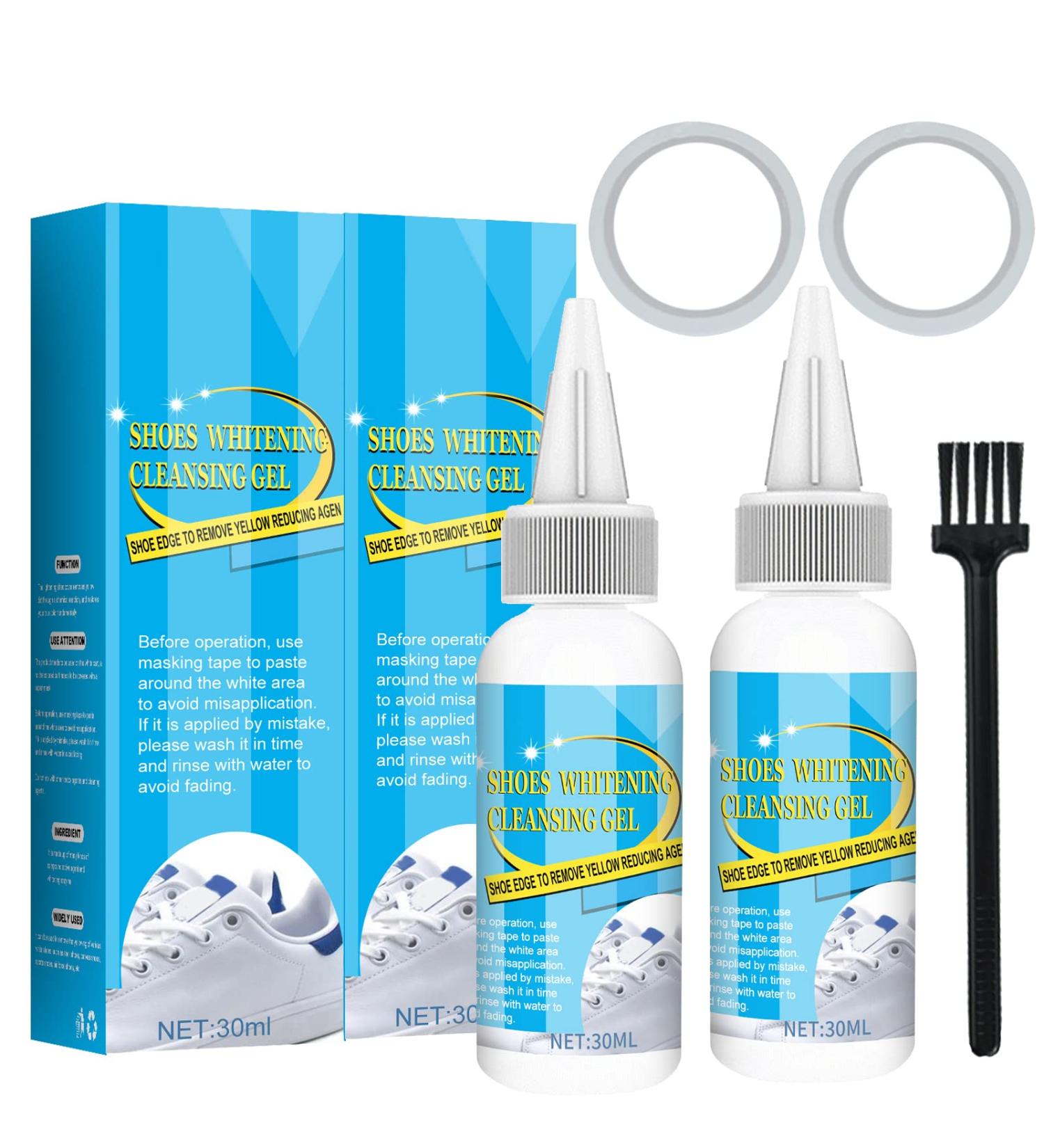 Biaoyun 2PCS Shoes Whitening Cleansing Gel with Making Tape - 30ML - Buy Online on GoSupps.com