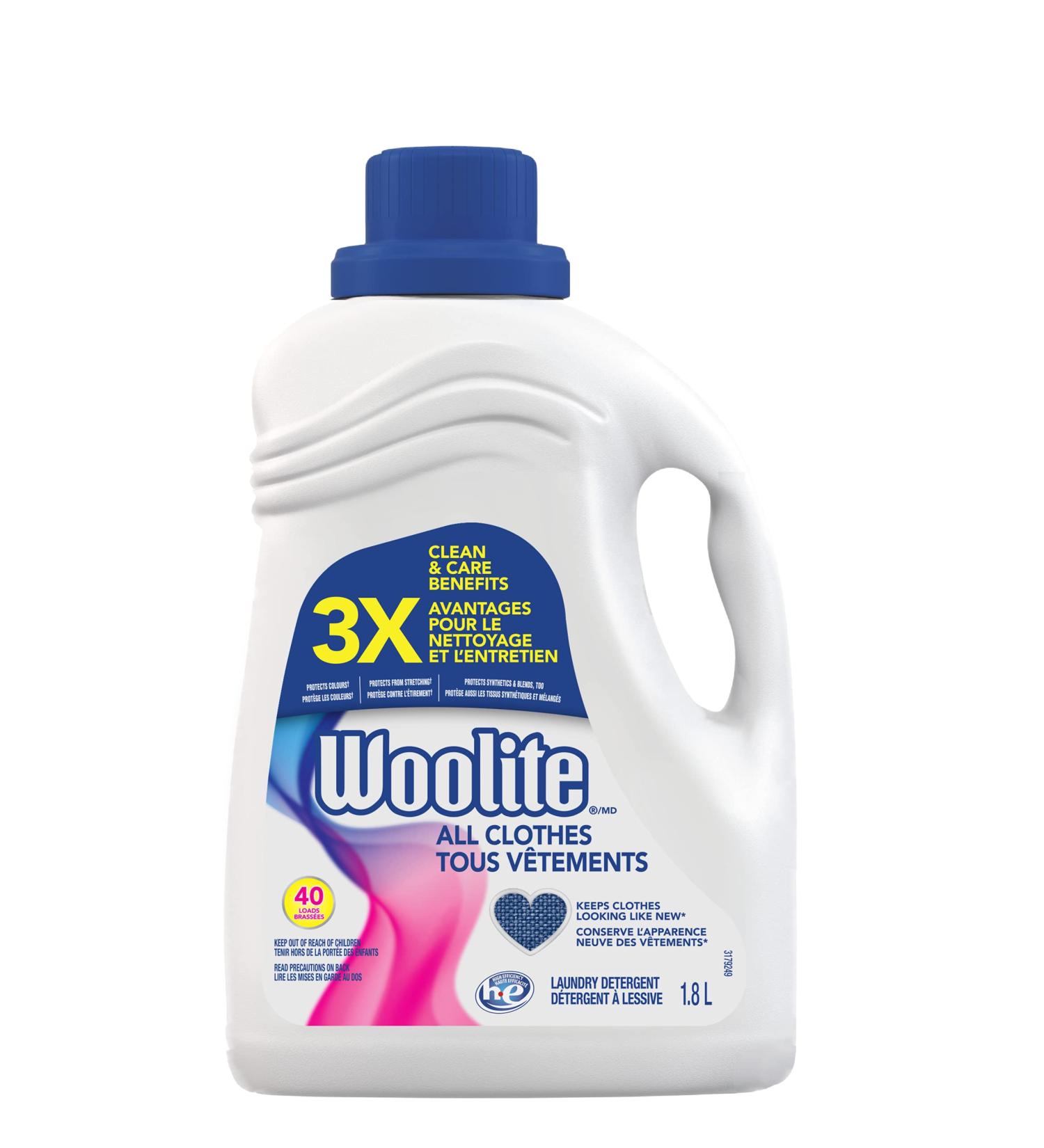 Woolite Everyday Laundry Detergent 1.8 L With Colour Renew - Clothes Look New Longer 1 Count 40 Loads - Buy Online on GoSupps.com