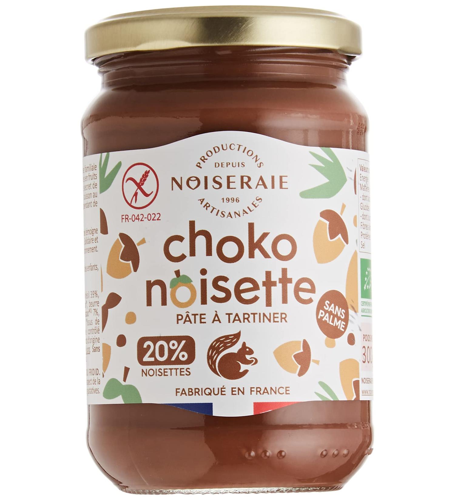 Noiseraie Productions Choko Hazelnut Spread without Organic Palm Oil - 300 g - Buy Online on GoSupps.com