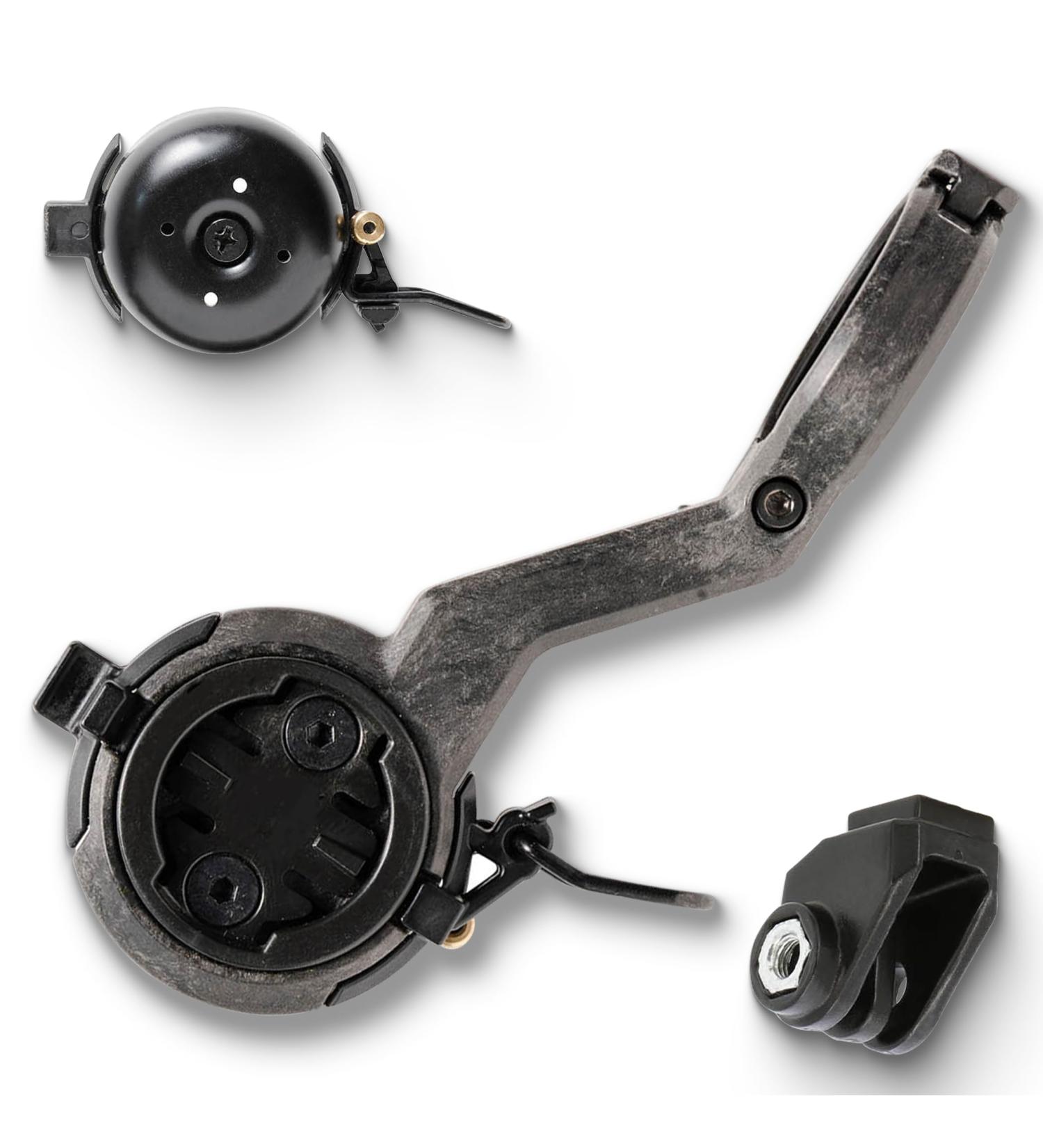 Closethegap RACEDAY SL Karbon Bicycle Computer Bracket | 31.8mm Handlebar Holder for GoPro Garmin Wahoo Bryton & Lights - Premium Accessories for Cyclists - Buy Online on GoSupps.com