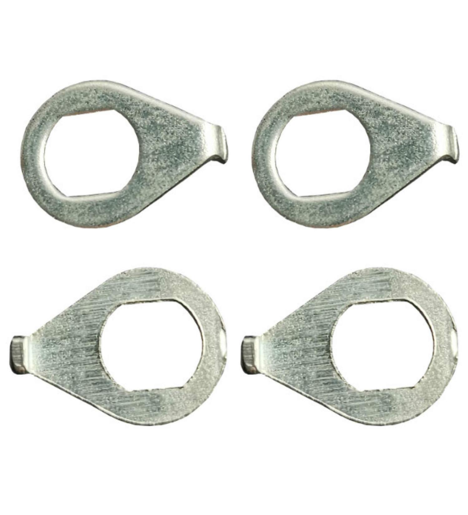 Bike Front Wheel Hub Safety Washer & Retaining Clip Set (4 pcs) | Universal Front Axle Gasket for Hanging Hook - Buy Online on GoSupps.com
