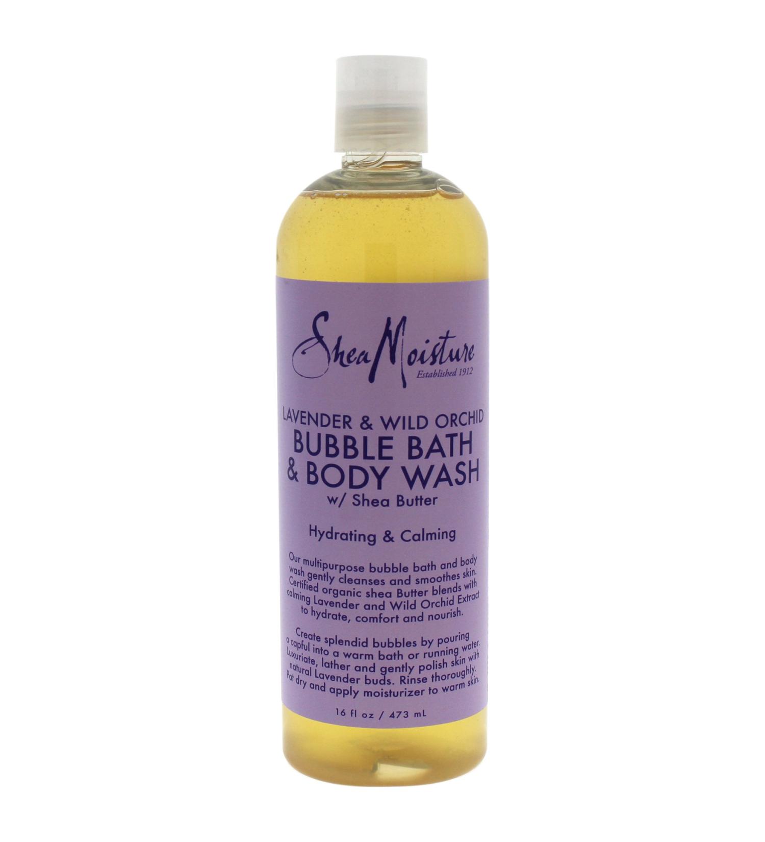 Shea Moisture Sheamoisture Lavender & Wild Orchid Bubble Bath & Body Wash - 16 Fl Oz  16 Oz