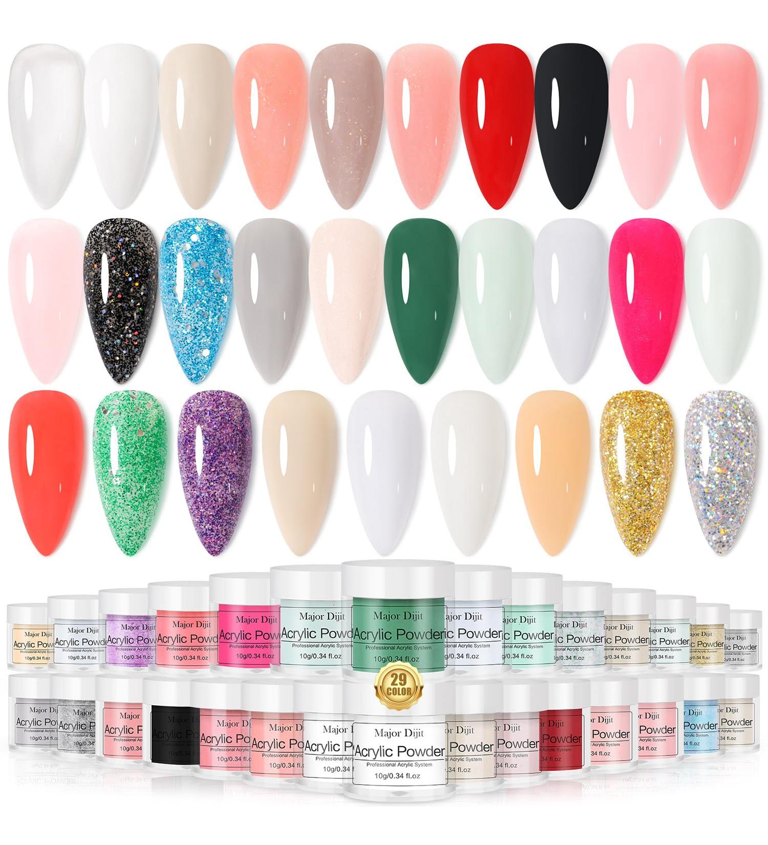 120g Acrylic Powder Acrylic Nail Powder 120g Large Capacity Professional Polymer for French 3D Manicure Extension Nail Carving (8PCS) 8 Pieces - Buy Online on GoSupps.com