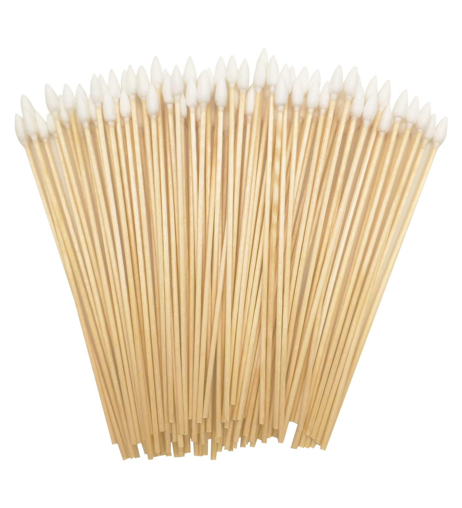 500pcs Precision Cotton Swabs - 6 Long Sticks for Gun Cleaning, Makeup & Pet Care - Buy Online on GoSupps.com