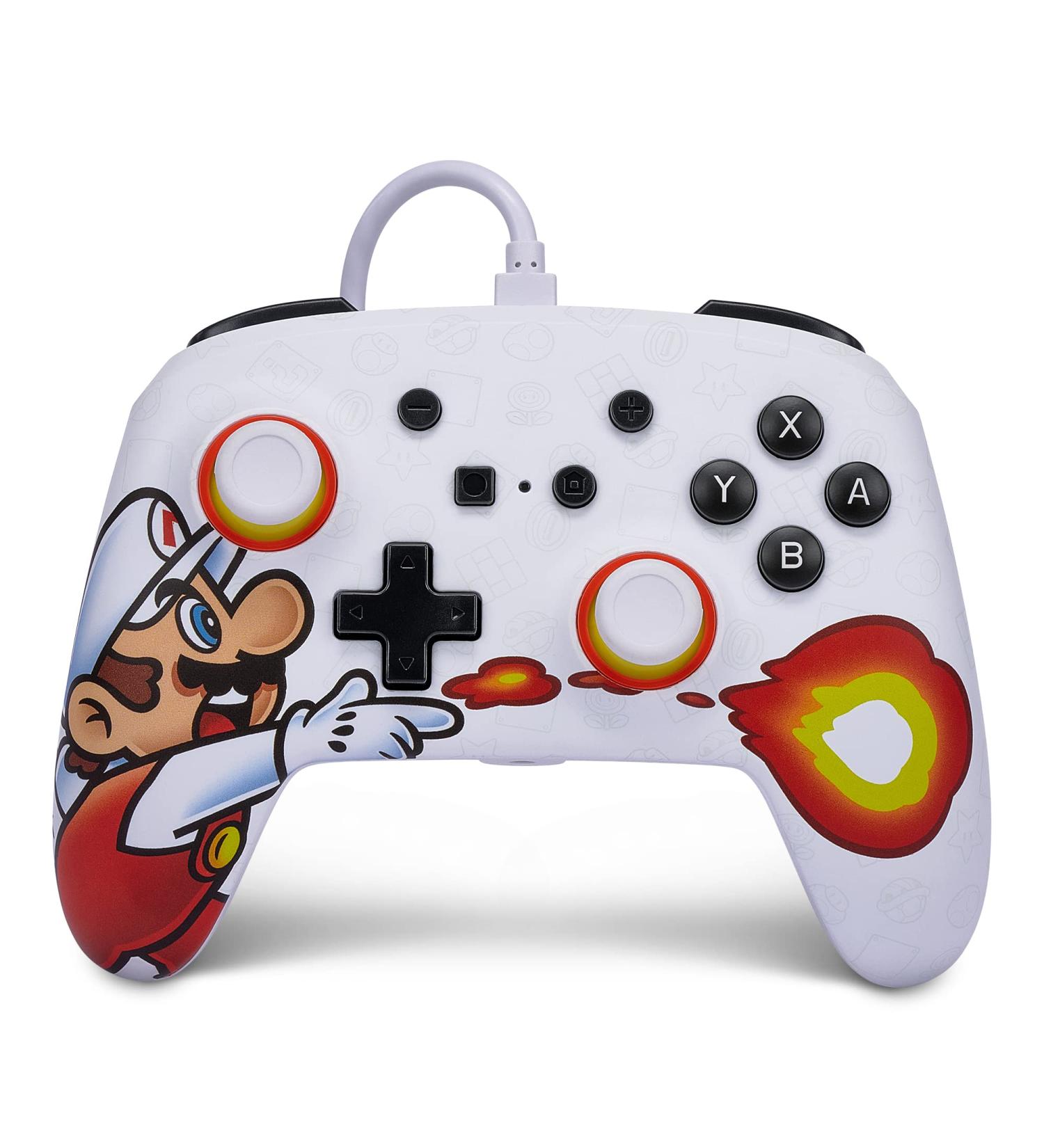 PowerA Enhanced Wired Controller for Nintendo Switch - Fireball Mario - Buy Online on GoSupps.com
