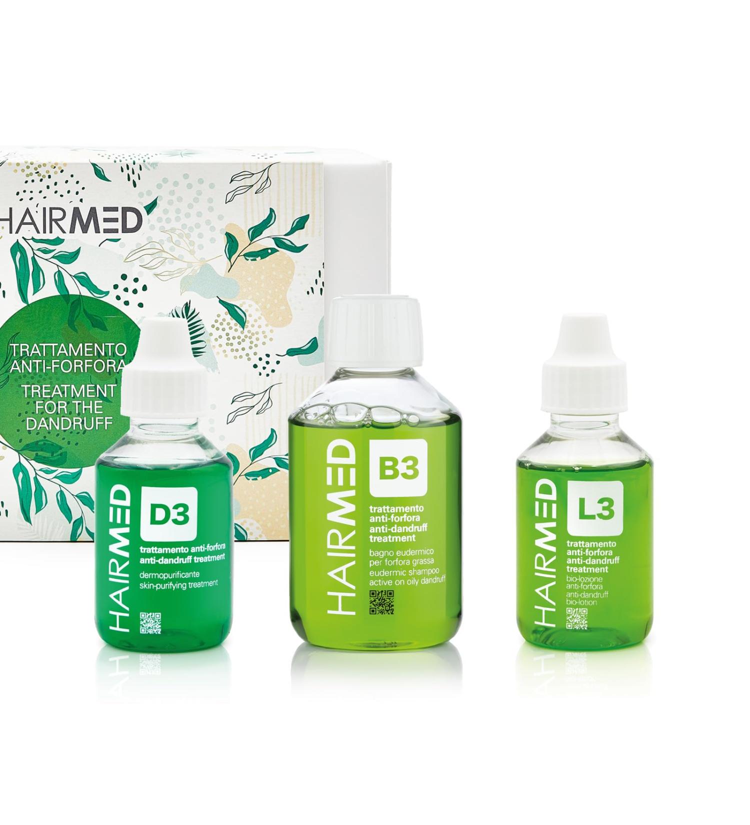 HAIRMED Hairy oily dandruff treatment D3 B3 L3 - Buy Online on GoSupps.com