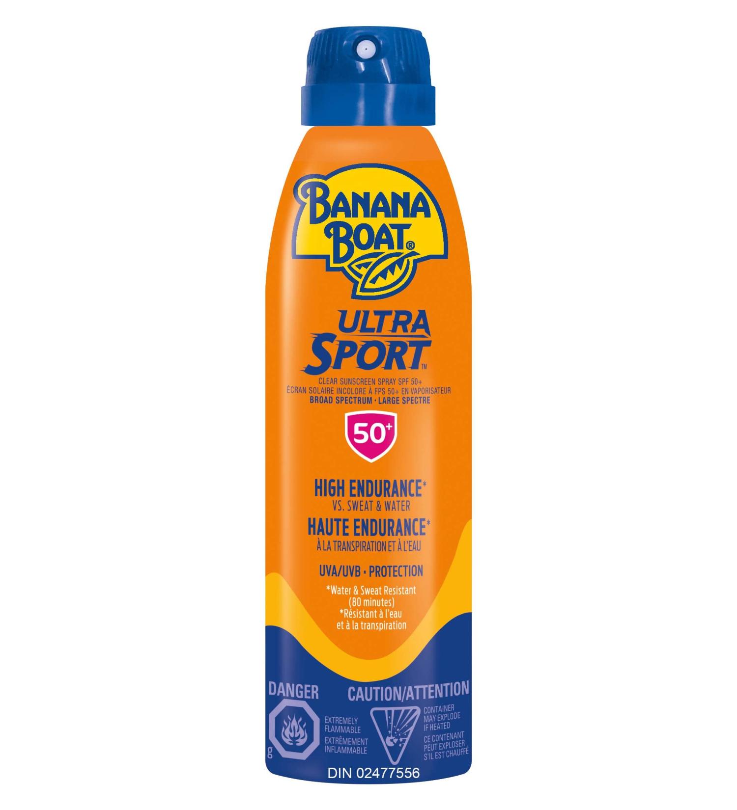 Banana Boat Ultra Sport Sunscreen Spray NEW FORMULA Spf 50+ 170g - Buy Online on GoSupps.com