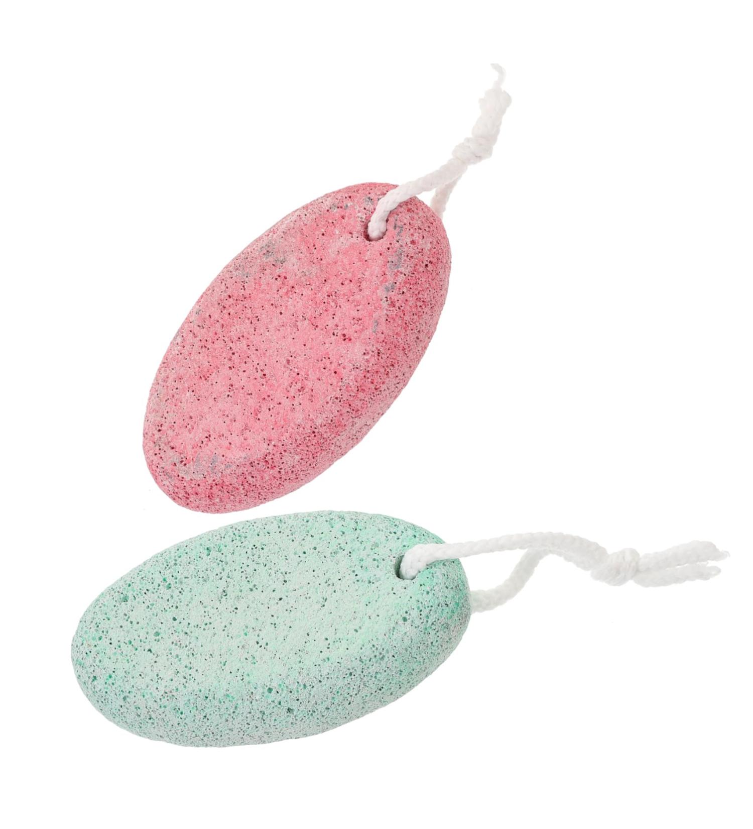 FRCOLOR 2 x Pumice Stone Face Sponge Face Scrubs Foot Scrubs Natural Sponge Body Scrub Pedicure Stone Foot Stones Grinding Dead Skin Remover Springboard - Buy Online on GoSupps.com