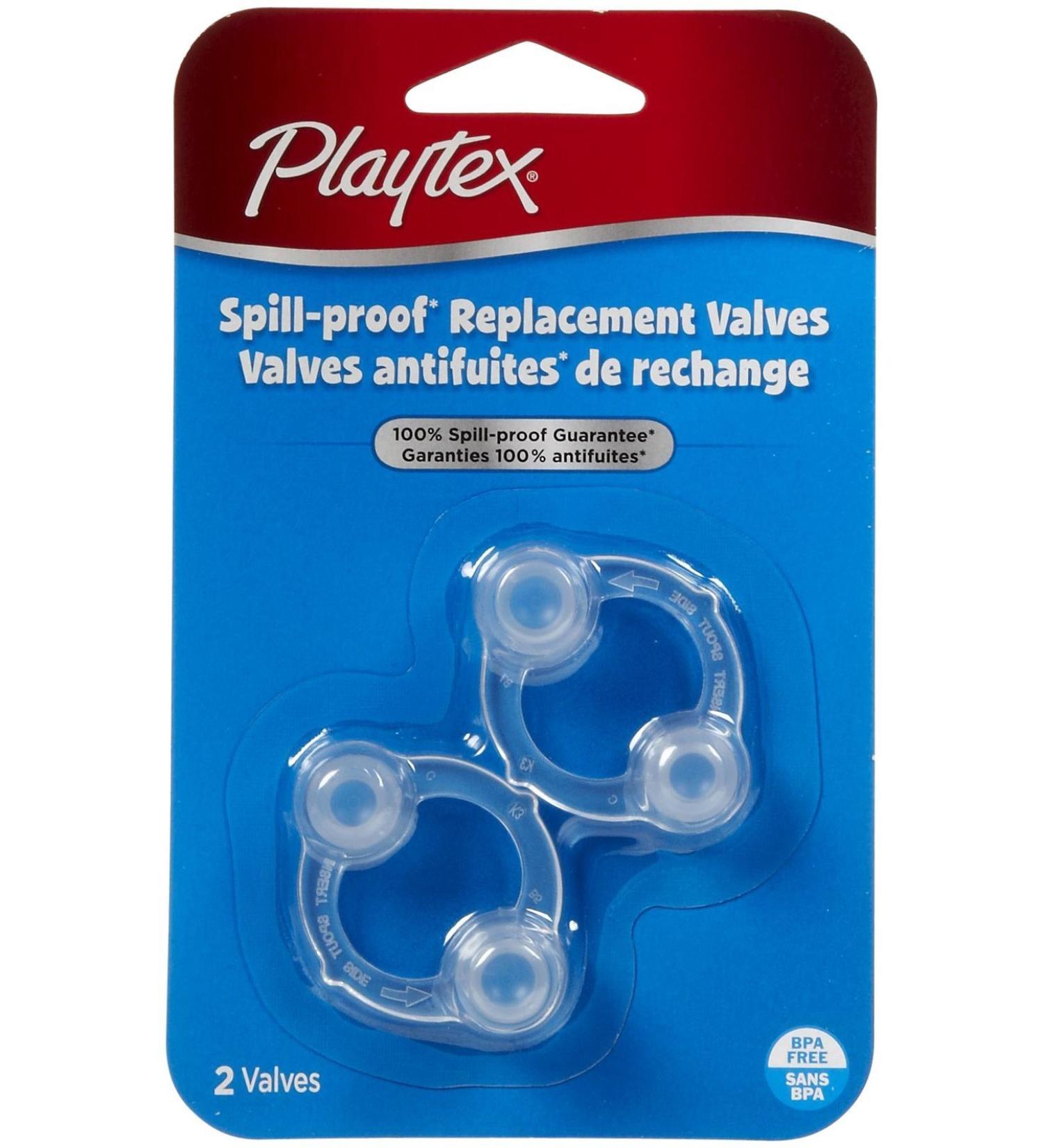 Playtex Sip Ease Replacement Valve - Clear - Circular - 2 Count - Buy Online on GoSupps.com