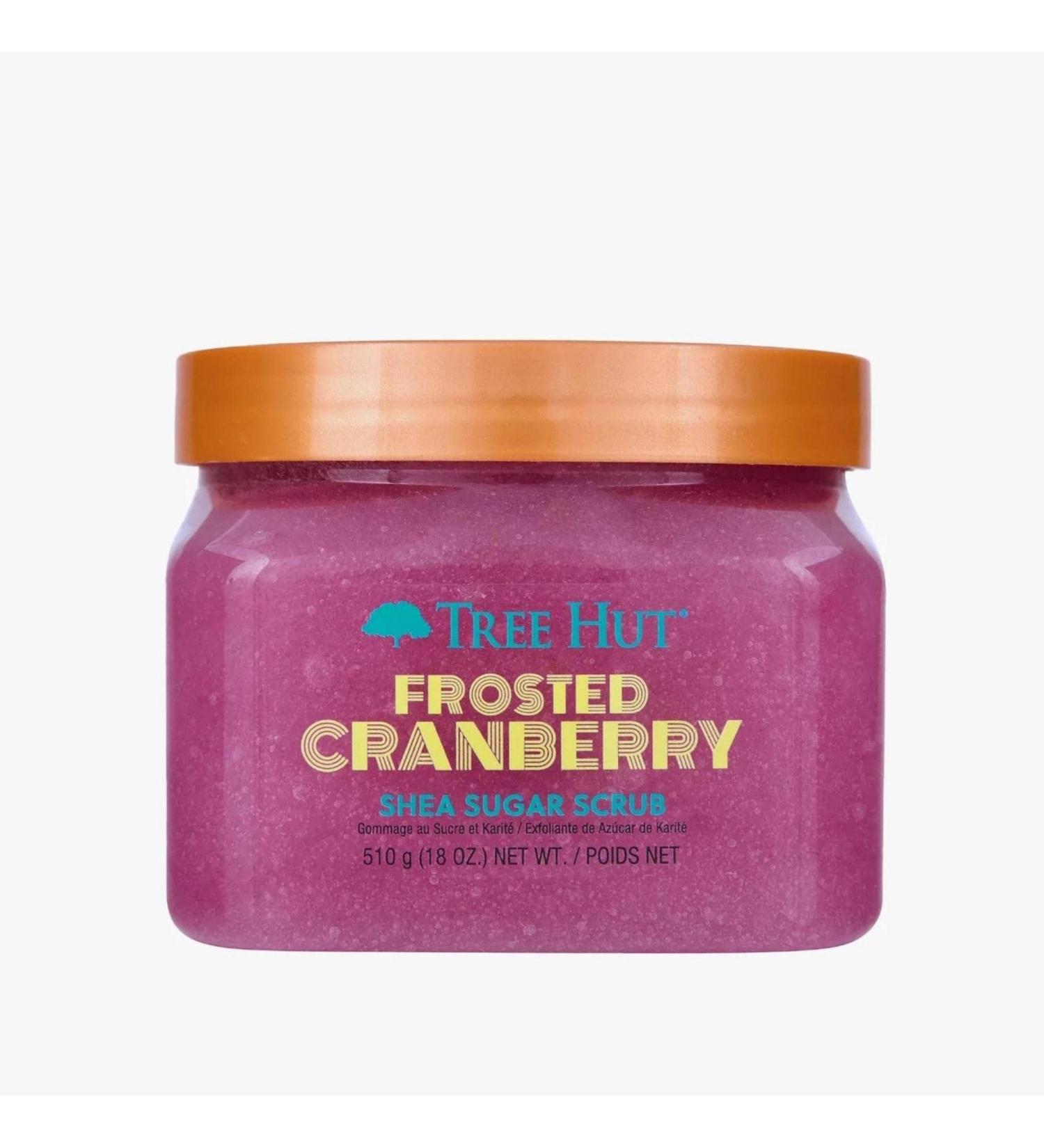 Tree Hut Frosted Cranberry Shea Sugar Scrub - 18 oz (1.125 lb) - Pack of 1 - Buy Online on GoSupps.com