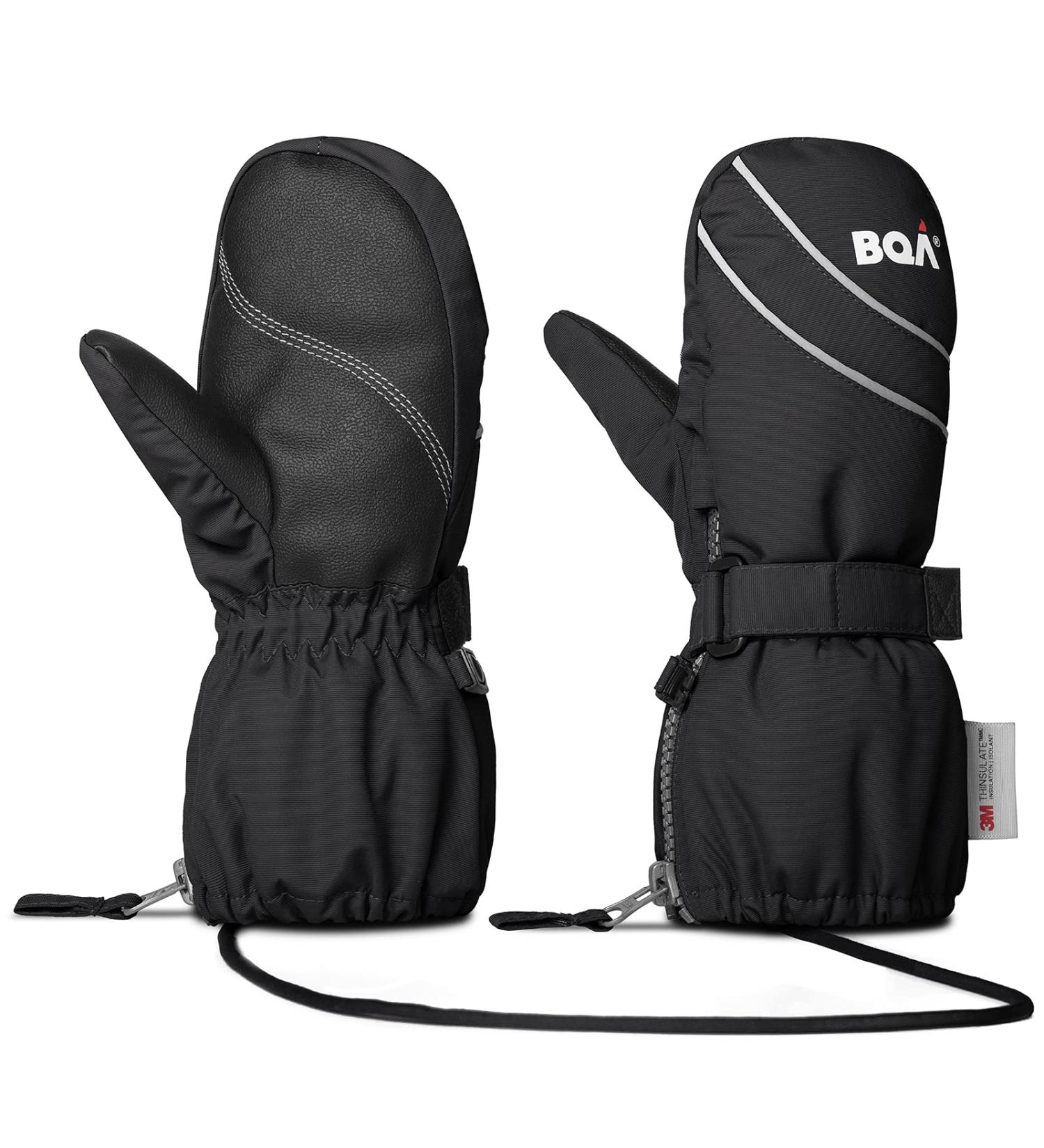 BQA Children's Ski Gloves - Waterproof & Windproof Thermo Warm F ustlinge for Boys & Girls (2-8 Years) - Navy - Buy Online on GoSupps.com