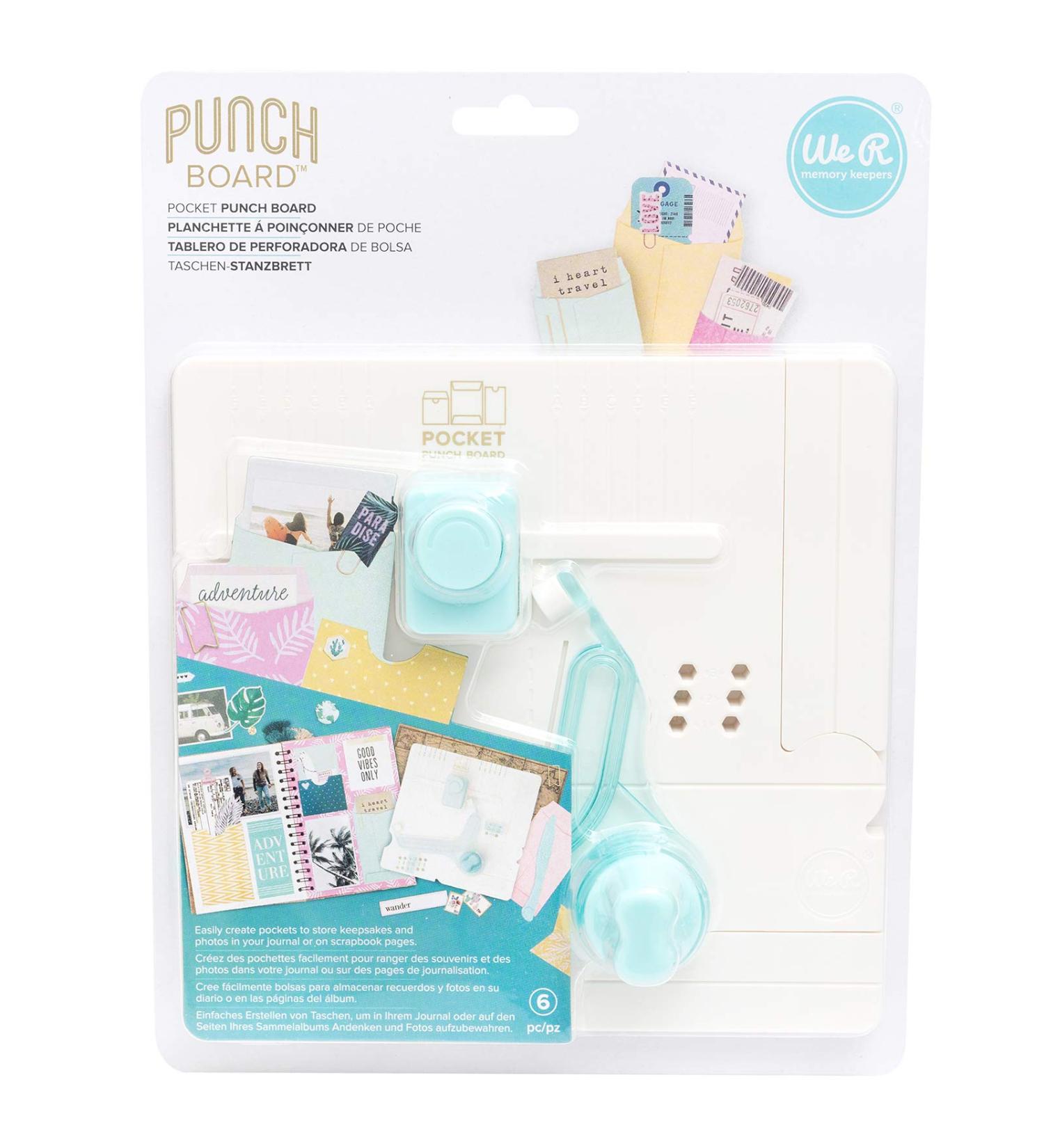 We R Memory Keepers Pocket Maker Punch Board Multicolor - Buy Online on GoSupps.com