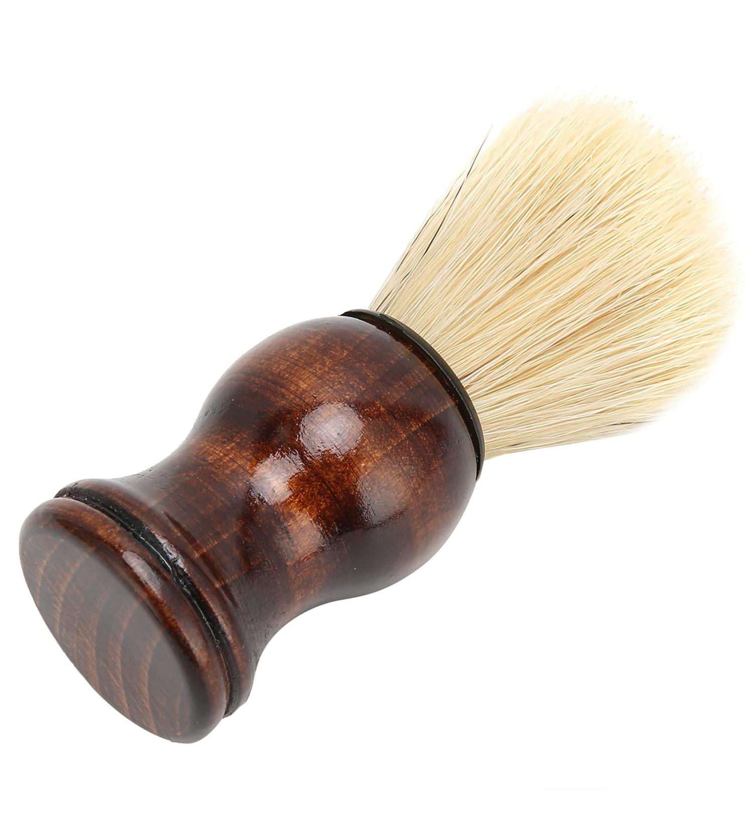 Buy Wooden Handle Lightweight Beard Shaving Brush - Perfect Beard Care & Shaving Tool for Men - Buy Online on GoSupps.com