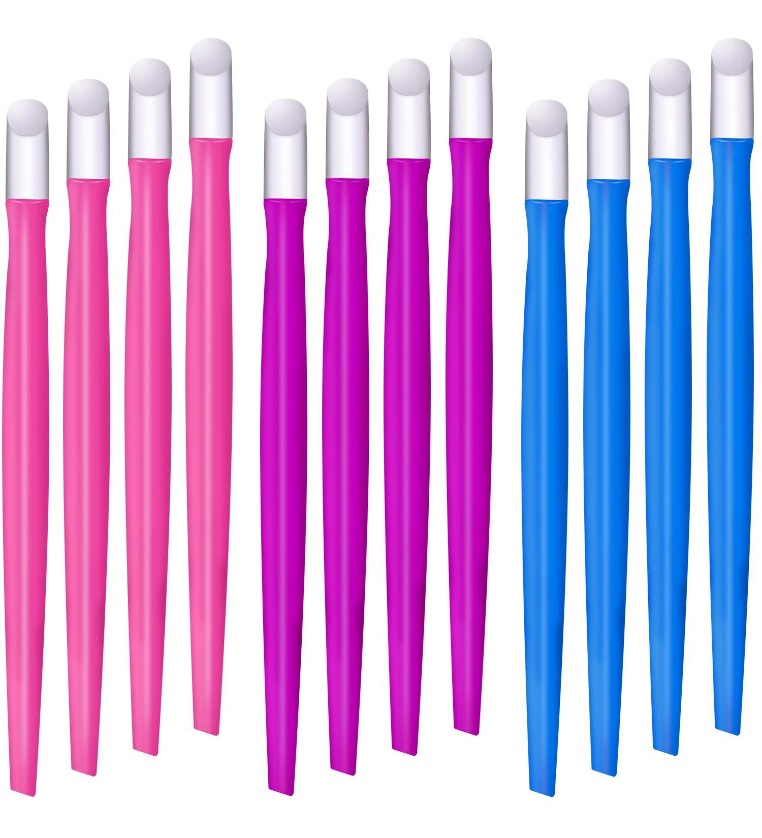 12-Piece Plastic Cuticle Pusher Set - Nail Art & Manicure Tools for Home & Salon - Buy Online on GoSupps.com