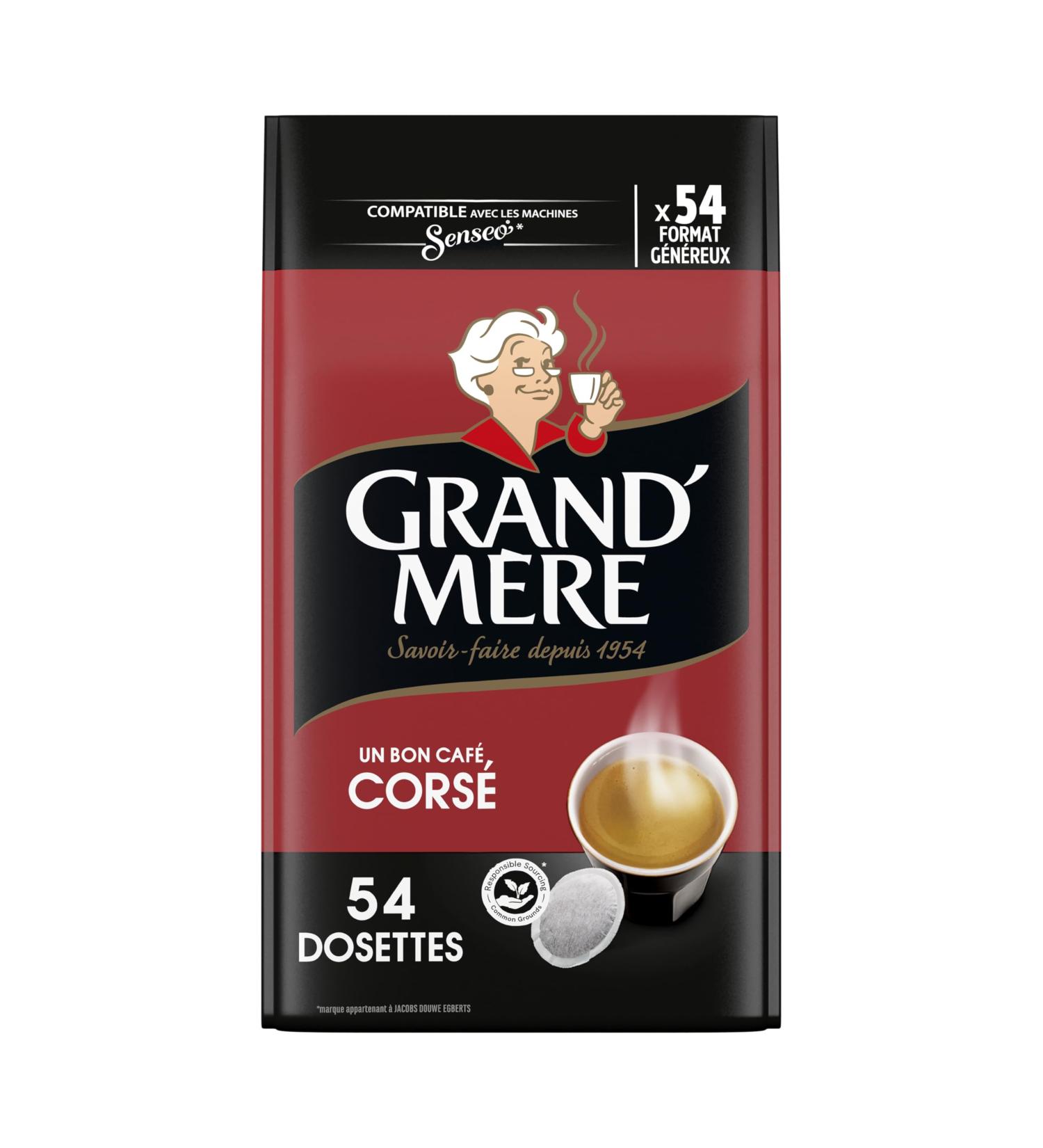 Grand M re Caf Cors Compatibles senseo 54 Dosettes GRAND'MERE Cors 1 unit (Lot de 54) - Buy Online on GoSupps.com