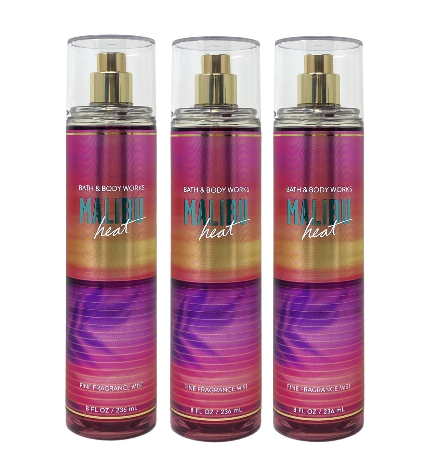 Bath and Body Work Malibu Heat 3 Pack Fine Fragrance Mist Bundle - Full Size - Buy Online on GoSupps.com
