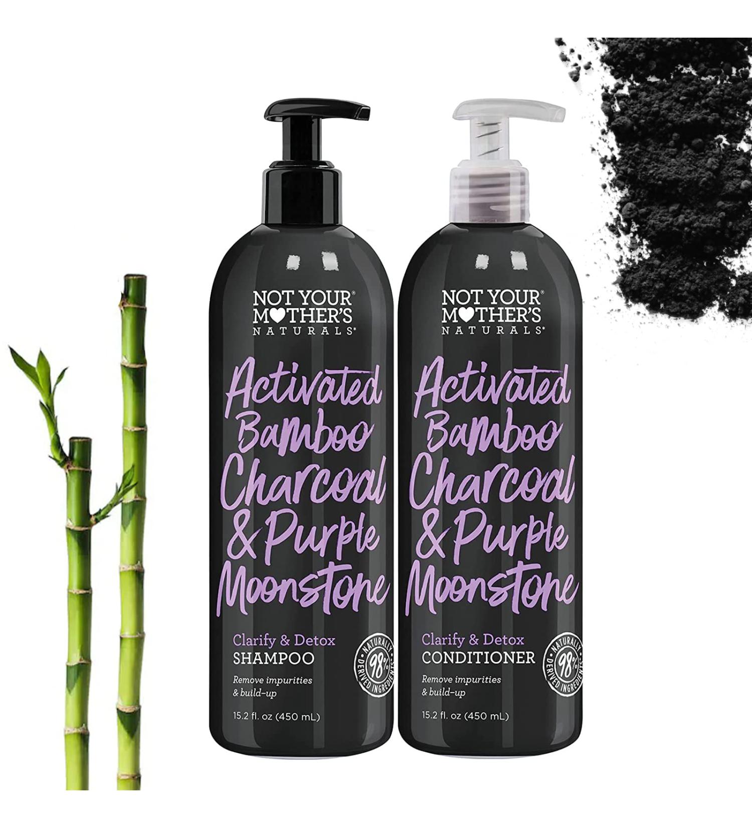 Not Your Mother's Naturals Bamboo Charcoal Shampoo + Conditioner Set - 15.2 Oz Each - Buy Online on GoSupps.com