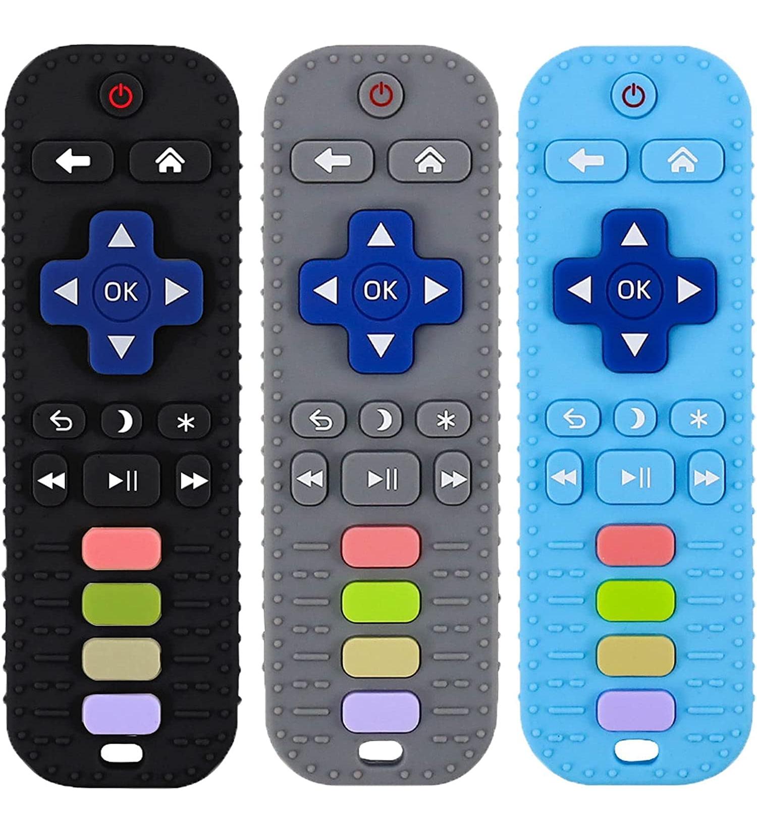 Buy Bite Ring Baby Toy | Dental Aid for Infants 0-6 Months | Safe & Soothing Gray & Blue | Perfect for Teething - Buy Online on GoSupps.com