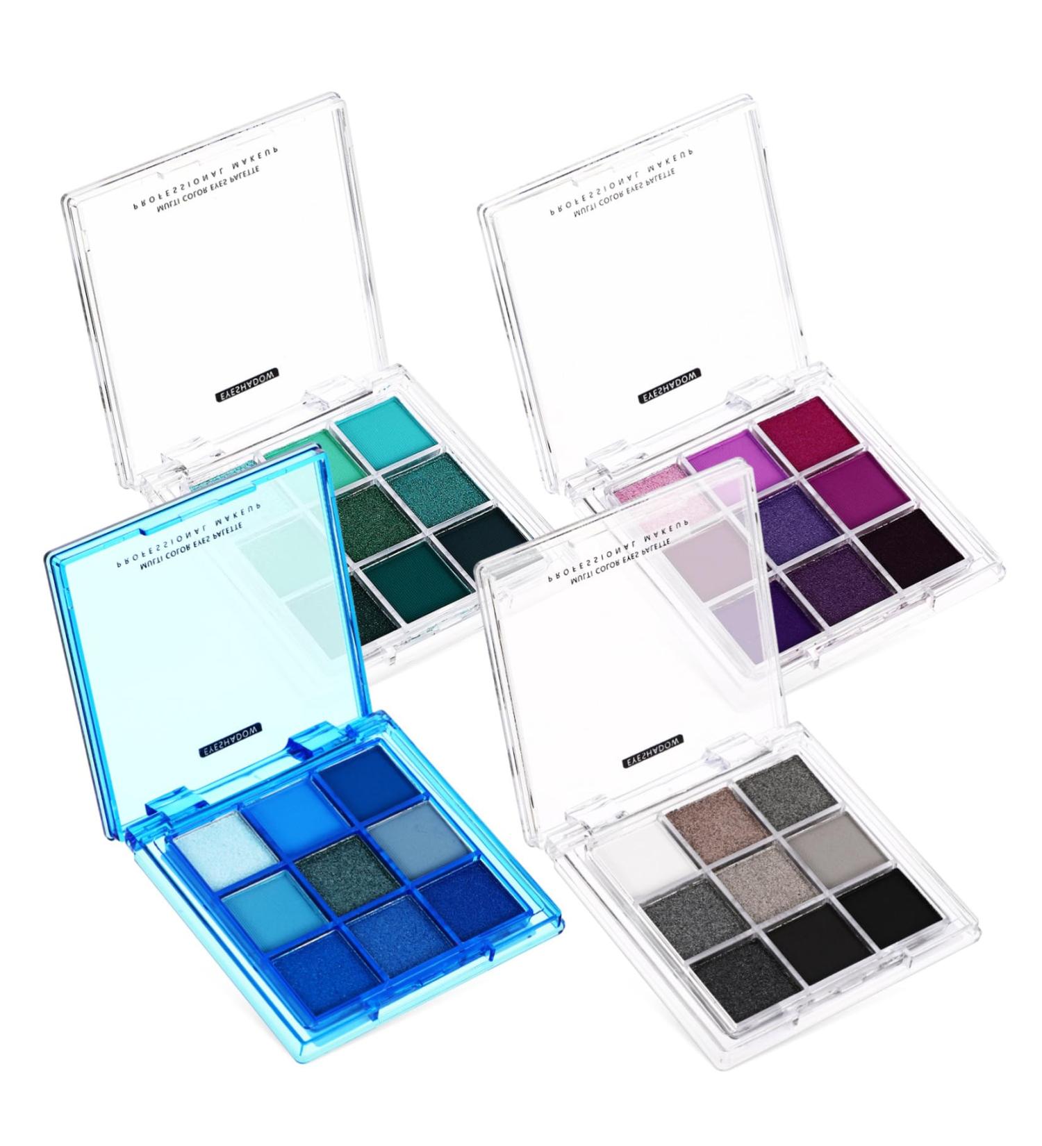 VINTORKY 4 Pcs Eye Shadow Palette Bright Eyeshadow Palette Eye Makeup Palette Eye Shadow Plate Plastic - Buy Online on GoSupps.com