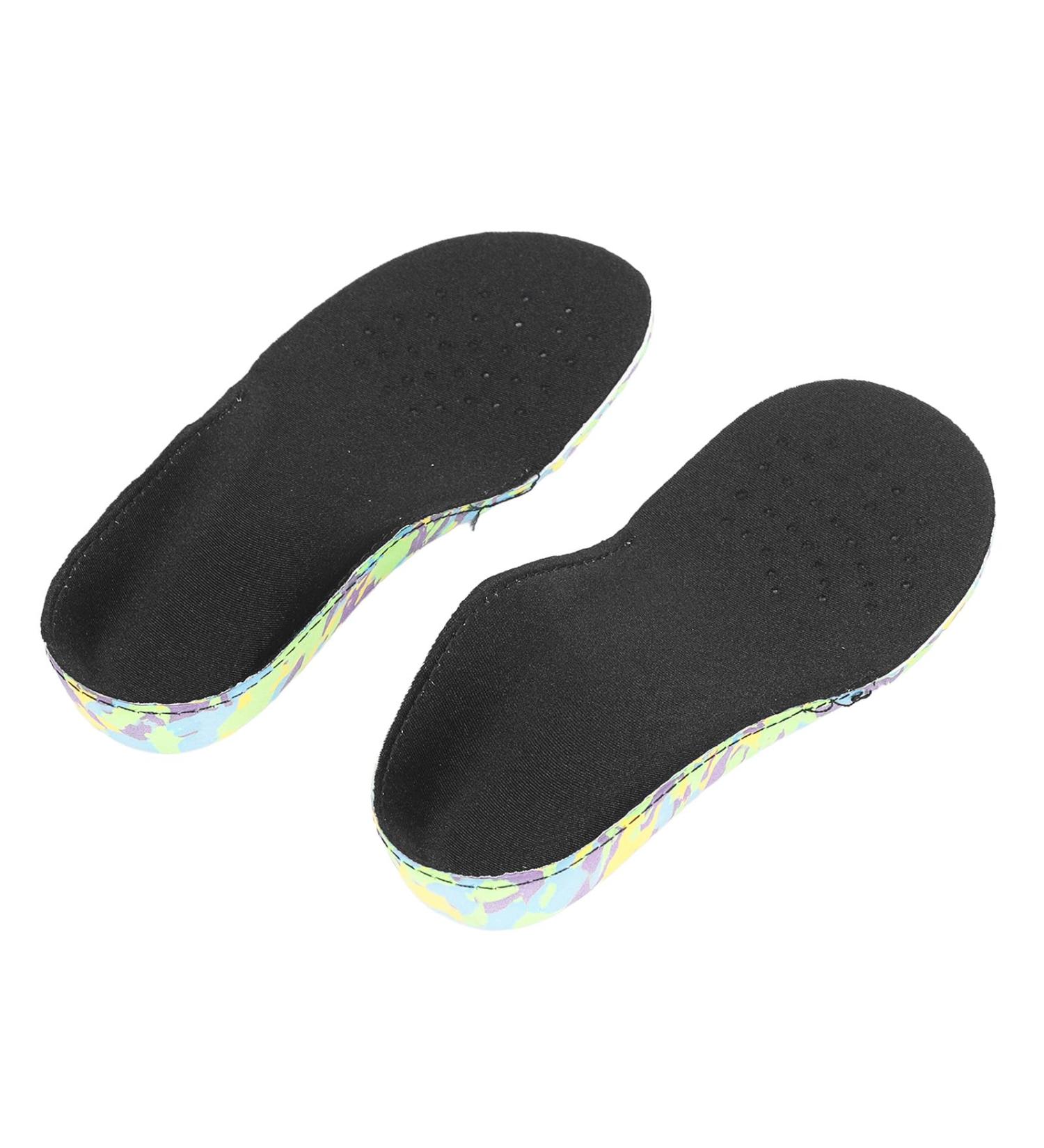 Buy Plantar Fasciitis Insoles for Kids Anti-Slip Black Orthopedic Flat Foot Cushioning for Pain Relief (Size 29 - Buy Online on GoSupps.com