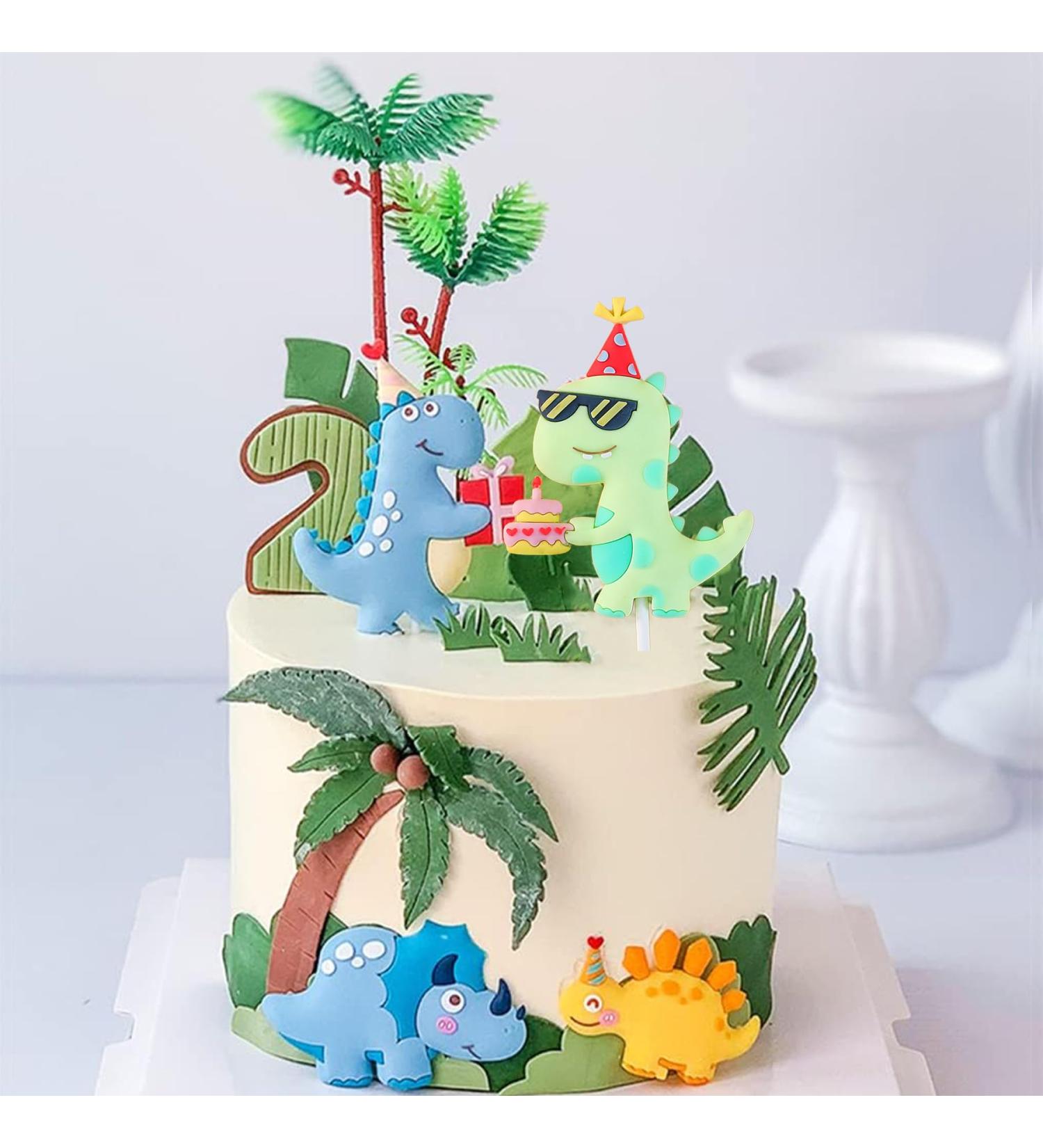 6Pcs Dinosaur Cake Toppers - 3D Dinosaur Cake Decorations Cake Decorations for Boys Dinosaur Birthday Decorations Dinosaur Decorations Dinosaur Party Decorations Dinosaur Party Birthday (6) - Buy Online on GoSupps.com