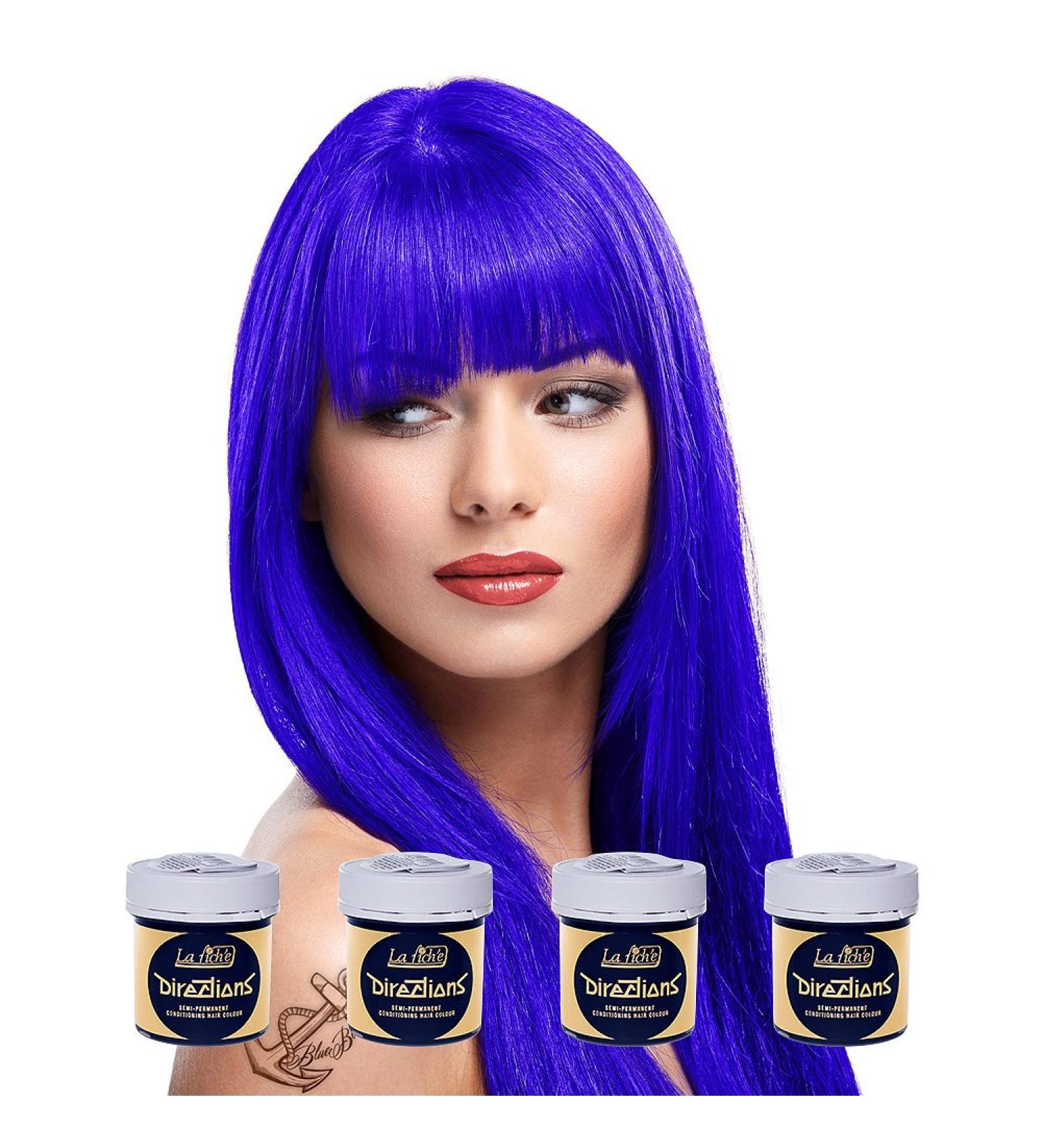 La Riche Directions - Set of 4 Semi-Permanent Hair Colour - 88ml Jars - Buy Online on GoSupps.com