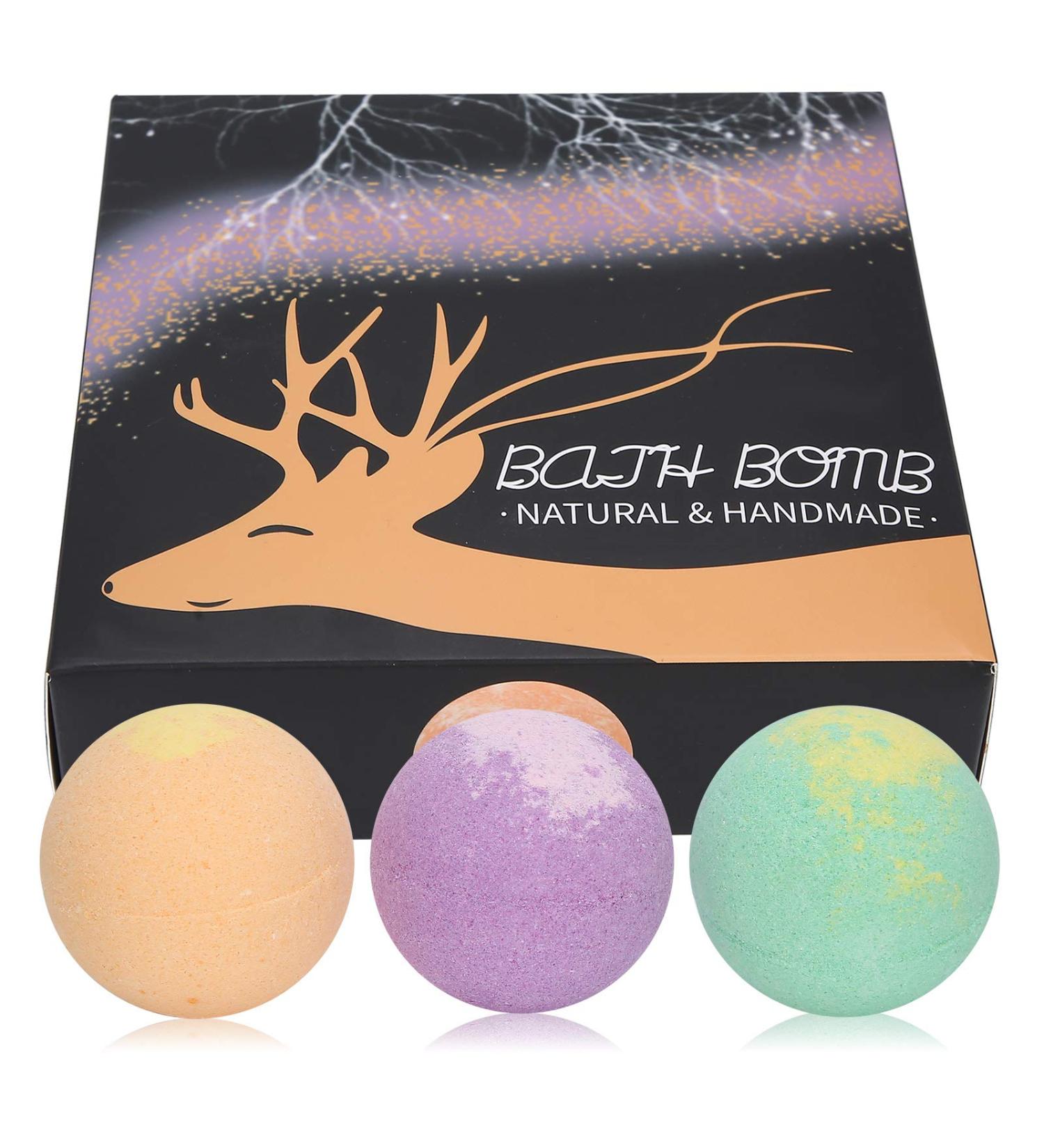 Buy Pack Bath Salt Balls - Portable Essential Oil Bubble Bath Bombs for Women & Girls | Handmade Moisturizing Bath Soap - Buy Online on GoSupps.com