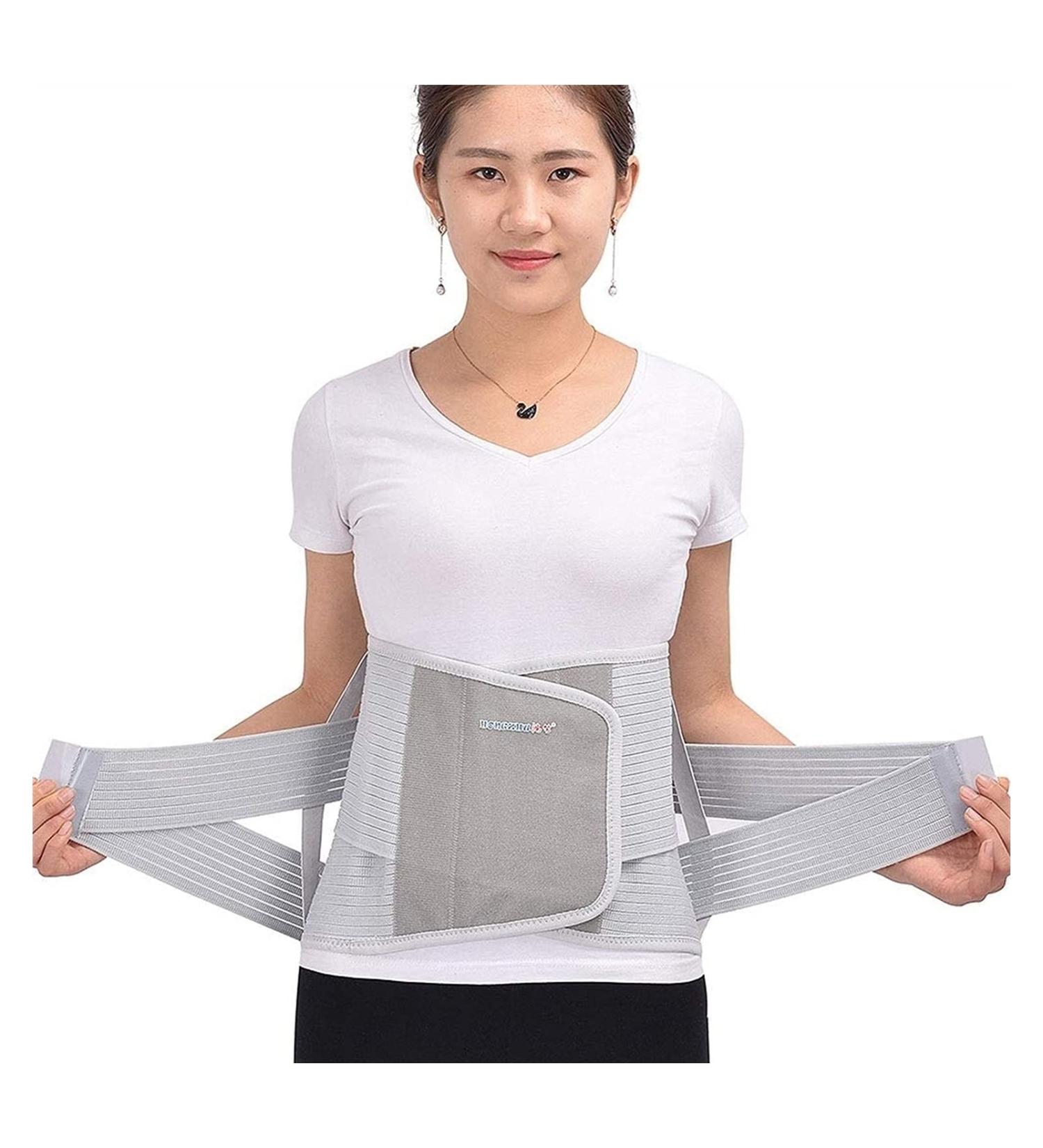 Samnuerly Lumbar Support Belt - Adjustable Waist Bandage for Posture Correction & Sciatica Relief | Sexy Slimming Elastic Fitness Belt - X-Groß Size - Buy Online on GoSupps.com