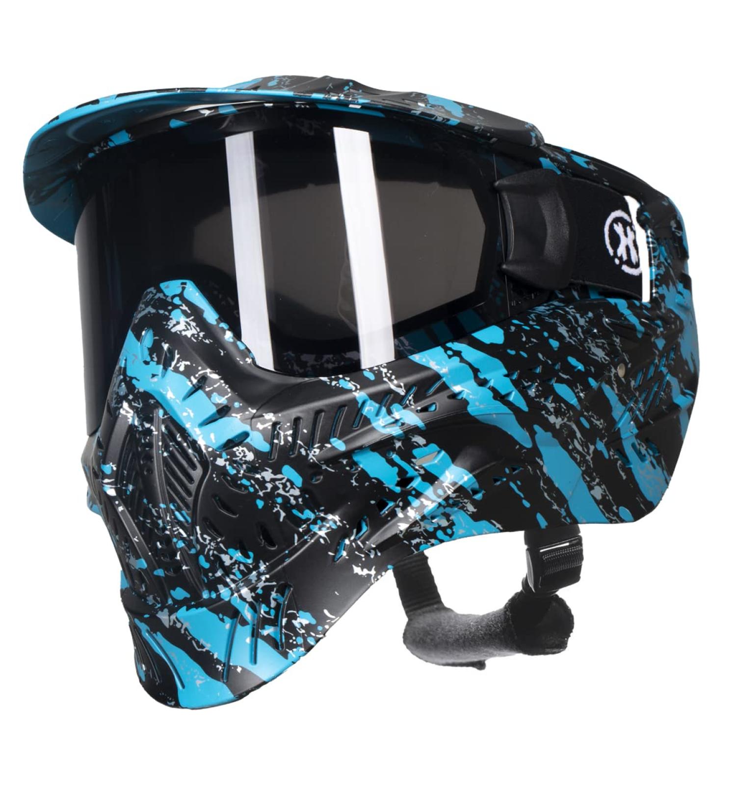 HK Army HSTL Paintball Goggle - Fracture Black/Turquoise | Premium Protection - Buy Online on GoSupps.com