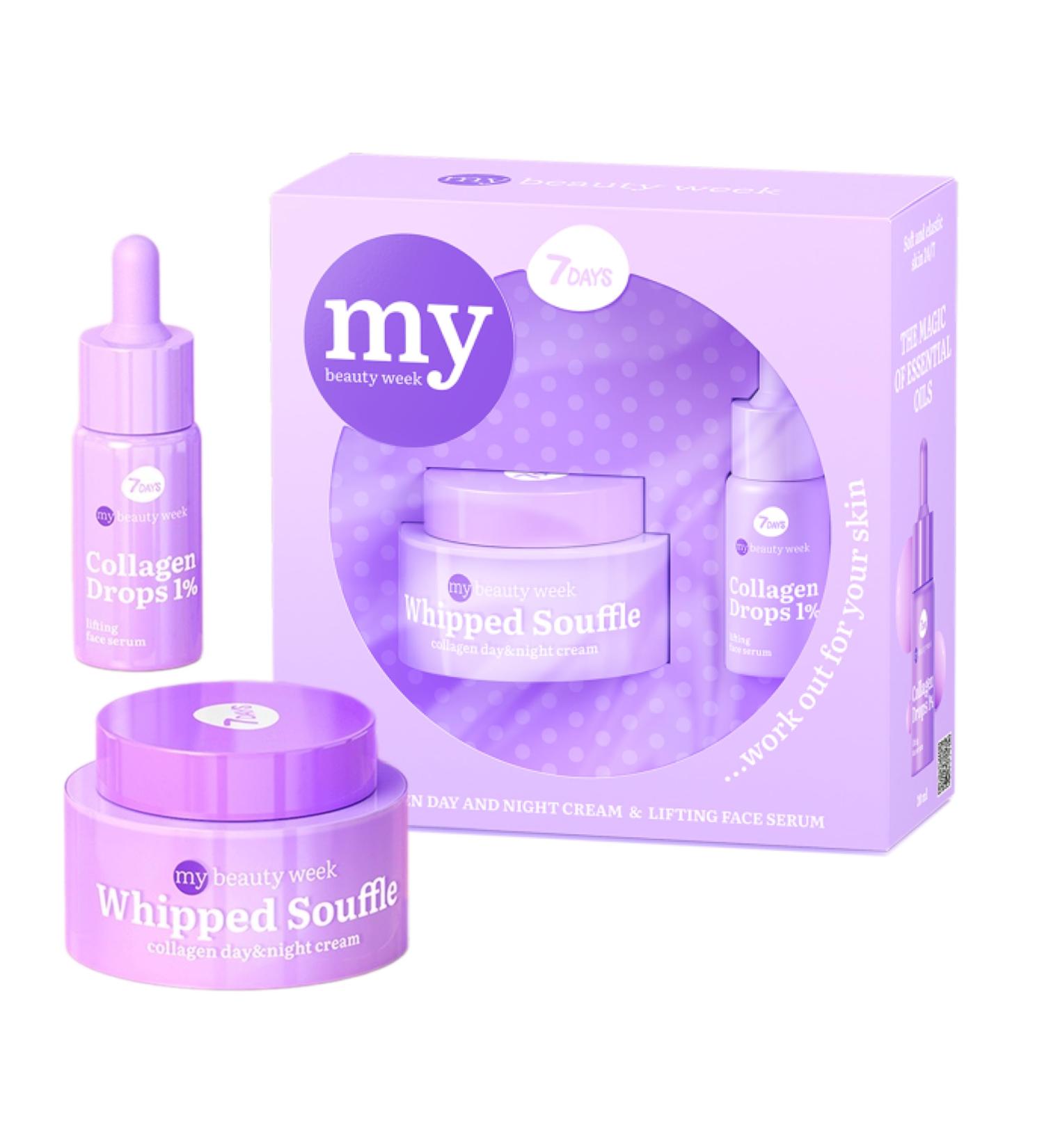 7Days Skincare Set with Anti Age Face Cream and Collagen Serum - Korean Skincare Gift Set for Women - Preppy Skincare Pamper Set WORK OUT FOR YOUR SKIN - Buy Online on GoSupps.com