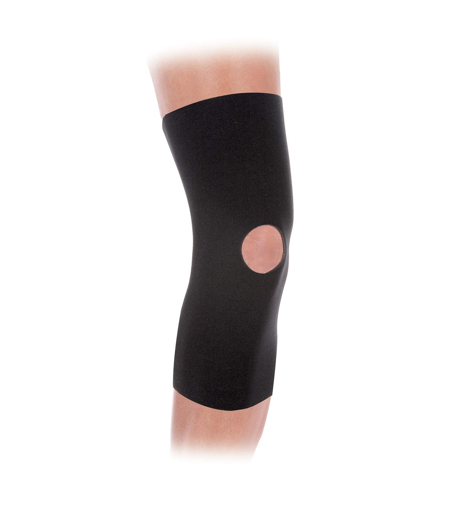 United Ortho 31005 Open Patella Knee Sleeve Medium Black Medium