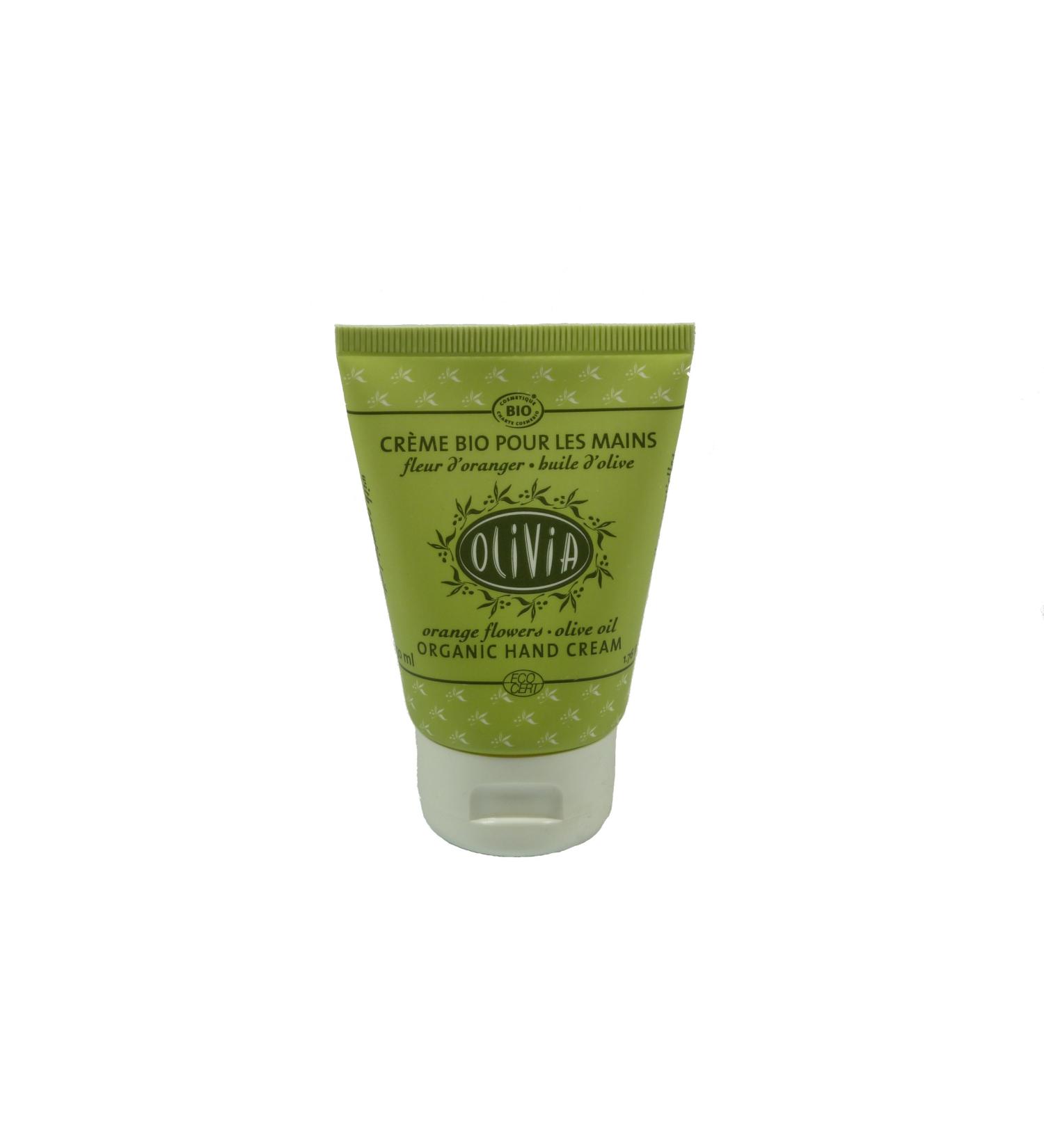 Organic Hand Cream with Olive Oil & Orange Blossom | Marius Fabre 50 ml - Olivia Series | International Shipping - Buy Online on GoSupps.com
