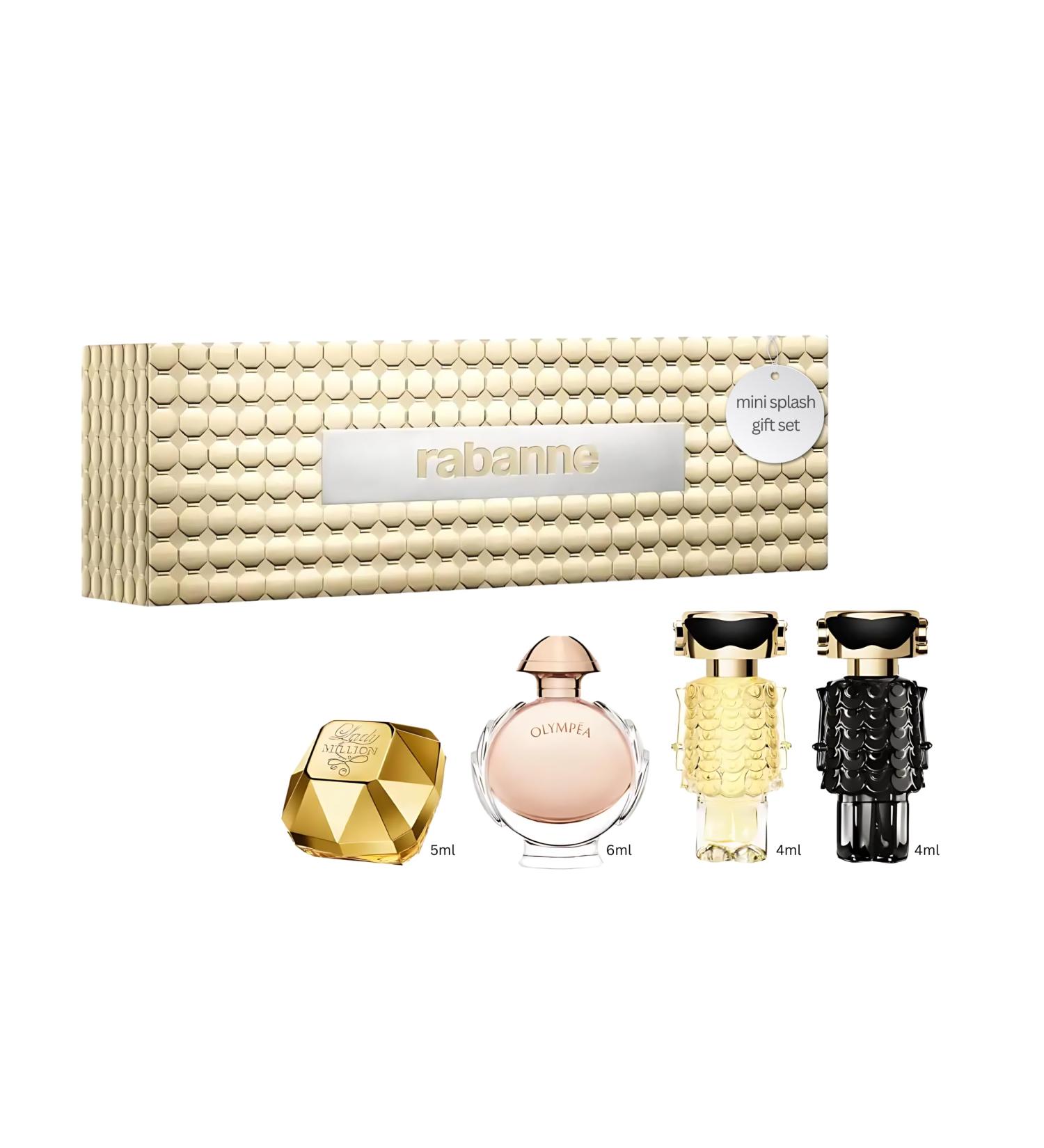 Paco Rabanne Perfume For Women Gift Set Mini Variety - Lady Million Olympea Fame EDT Fame Parfum - Buy Online on GoSupps.com