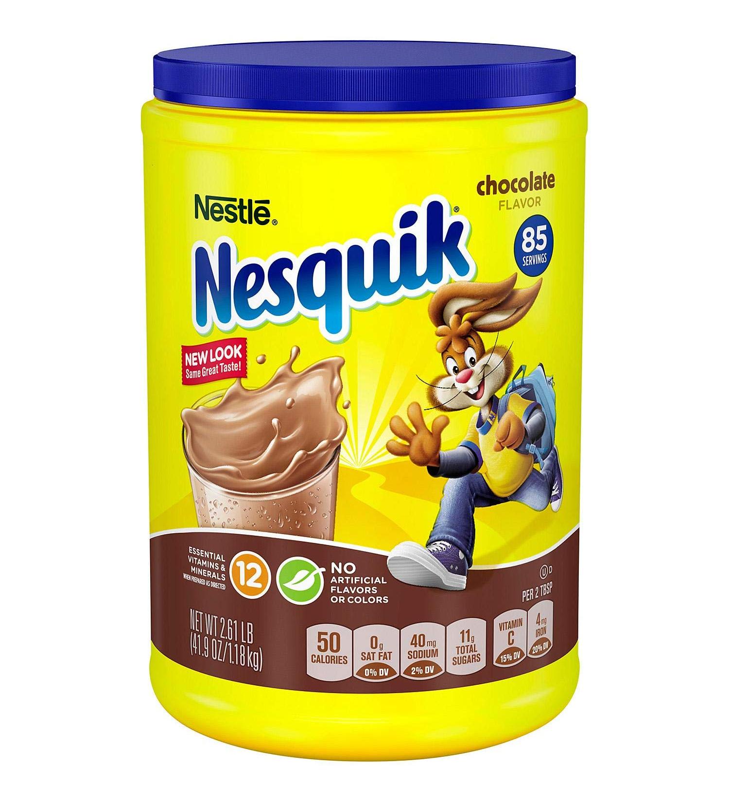 Nestle Nesquik Chocolate-Flavored Powder (2.61 lb.) - Choose Your Flavor - Buy Online on GoSupps.com