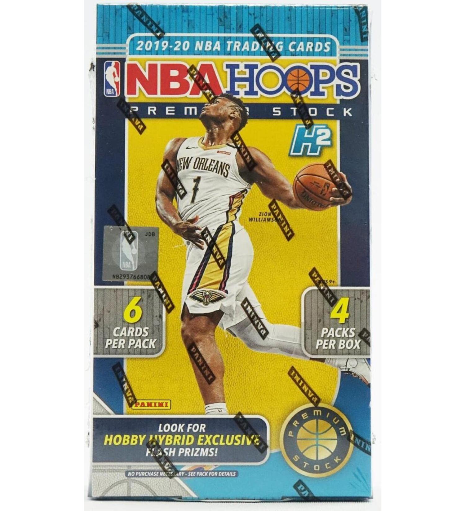 2019 Panini Hoops Premium Stock Hybrid NBA Basketball Hobby Box - 4 Packs - Buy Online on GoSupps.com