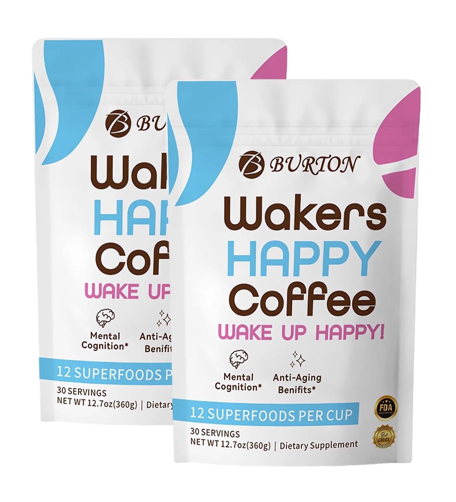  RASPIO Mushroom Coffee - Blend of 12 Superfoods with Lion's Mane and Cordyceps. Mental Clarity and Concentration. Vegan Alternative to Instant Coffee 360g - Buy Online on GoSupps.com